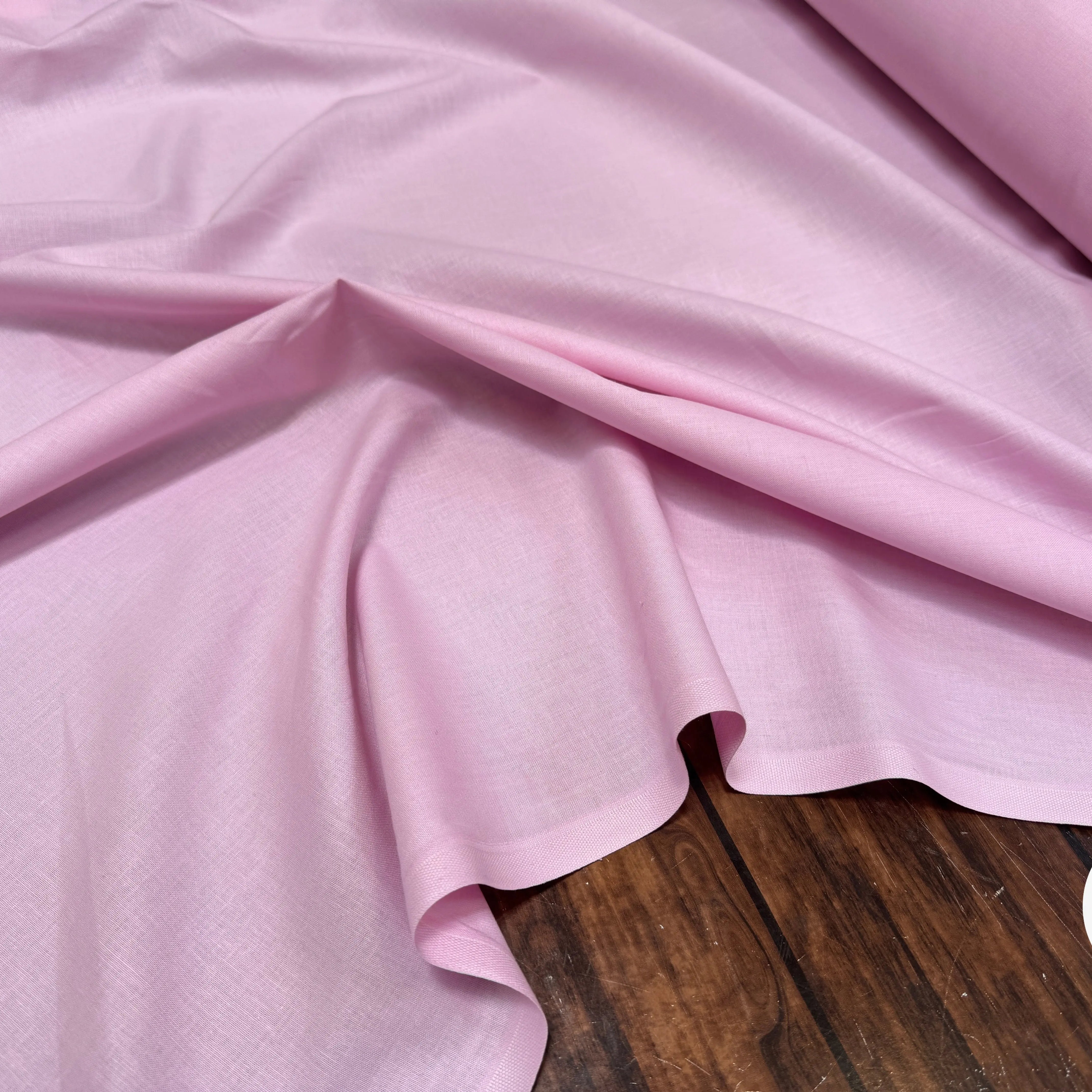 COTONNADE UNIE ROSE PALE - My Little Coupon