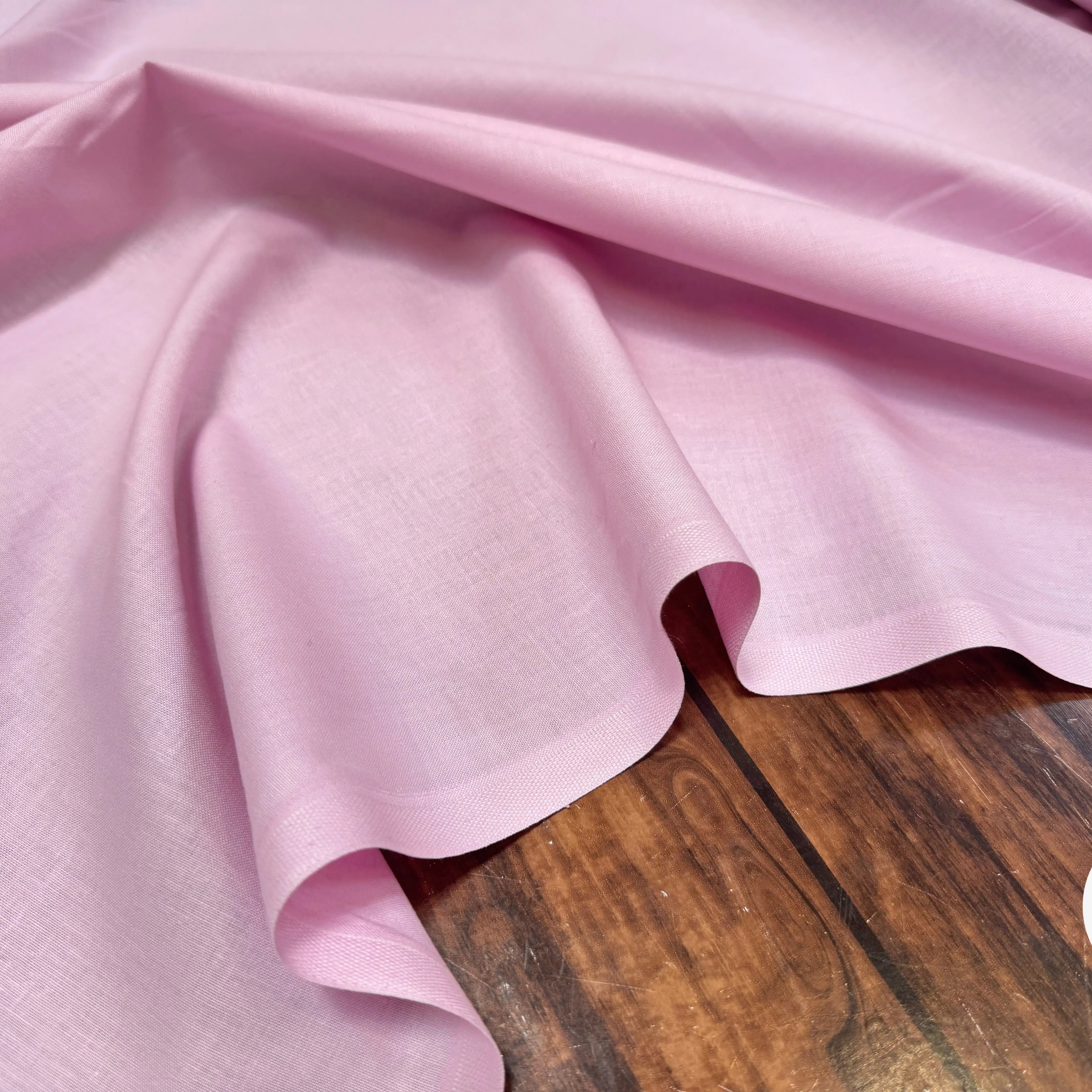 COTONNADE UNIE ROSE PALE - My Little Coupon