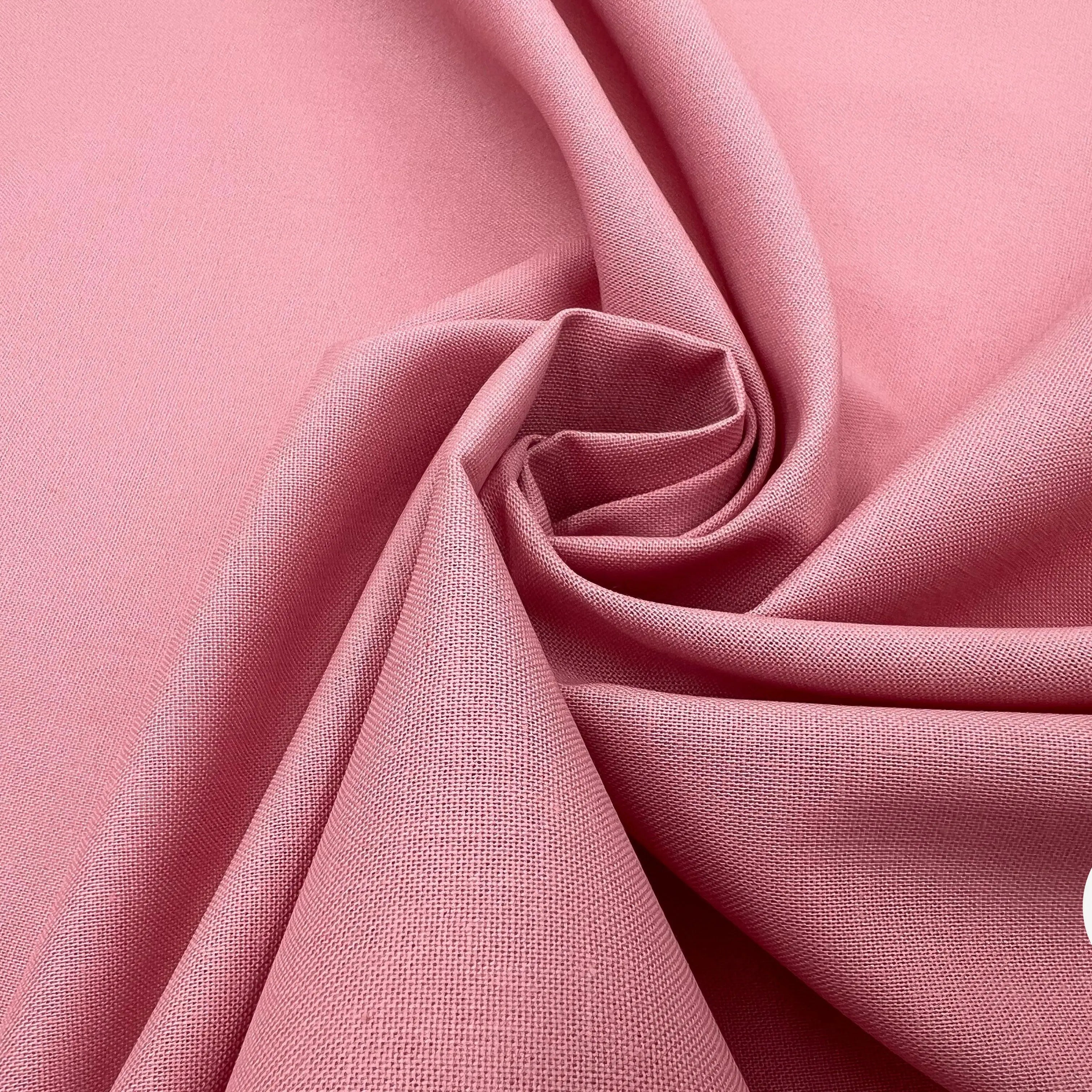 COTONNADE UNIE ROSE - My Little Coupon - tissu - coudre