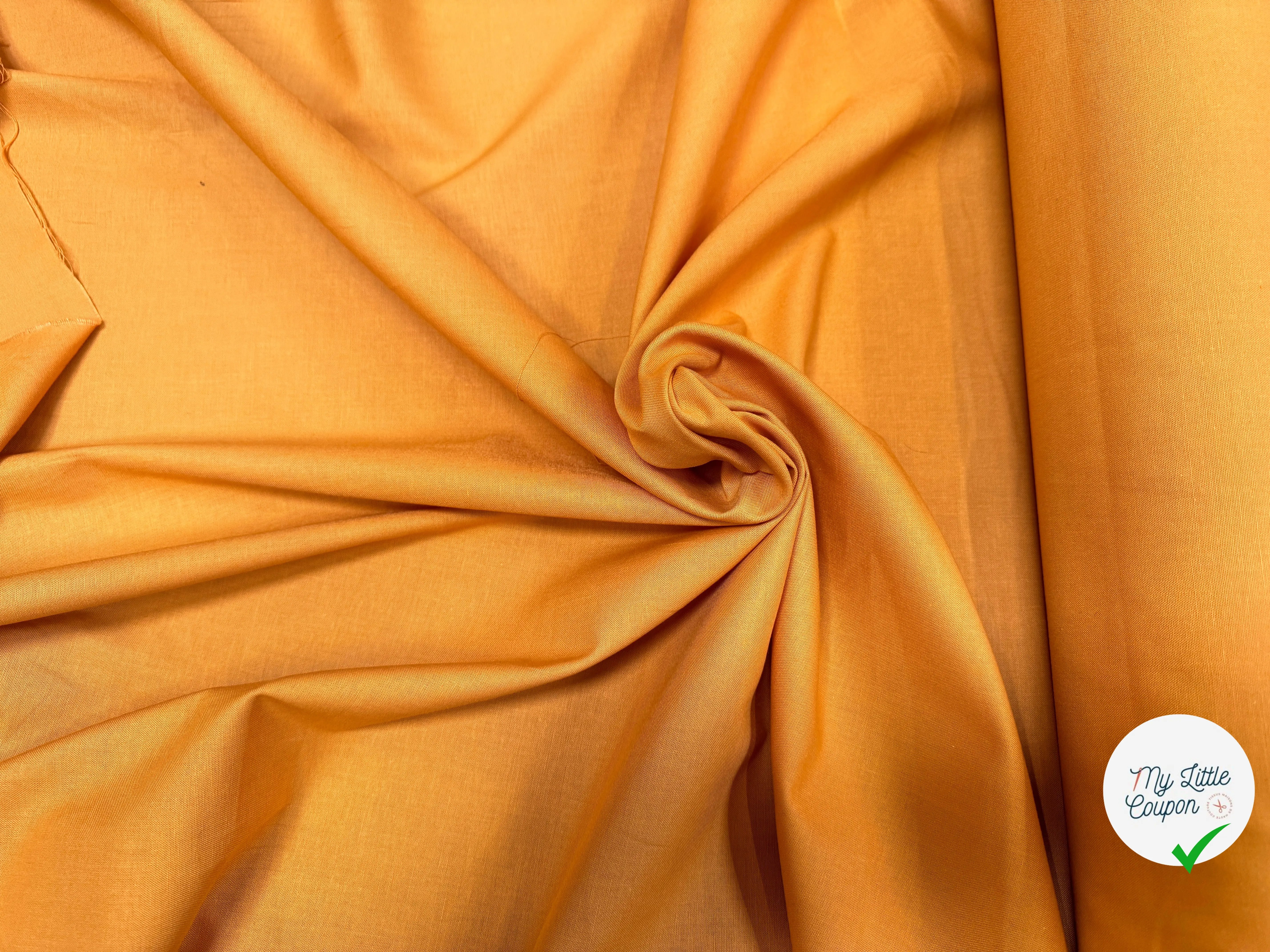 COTONNADE UNIE SAFRAN - My Little Coupon