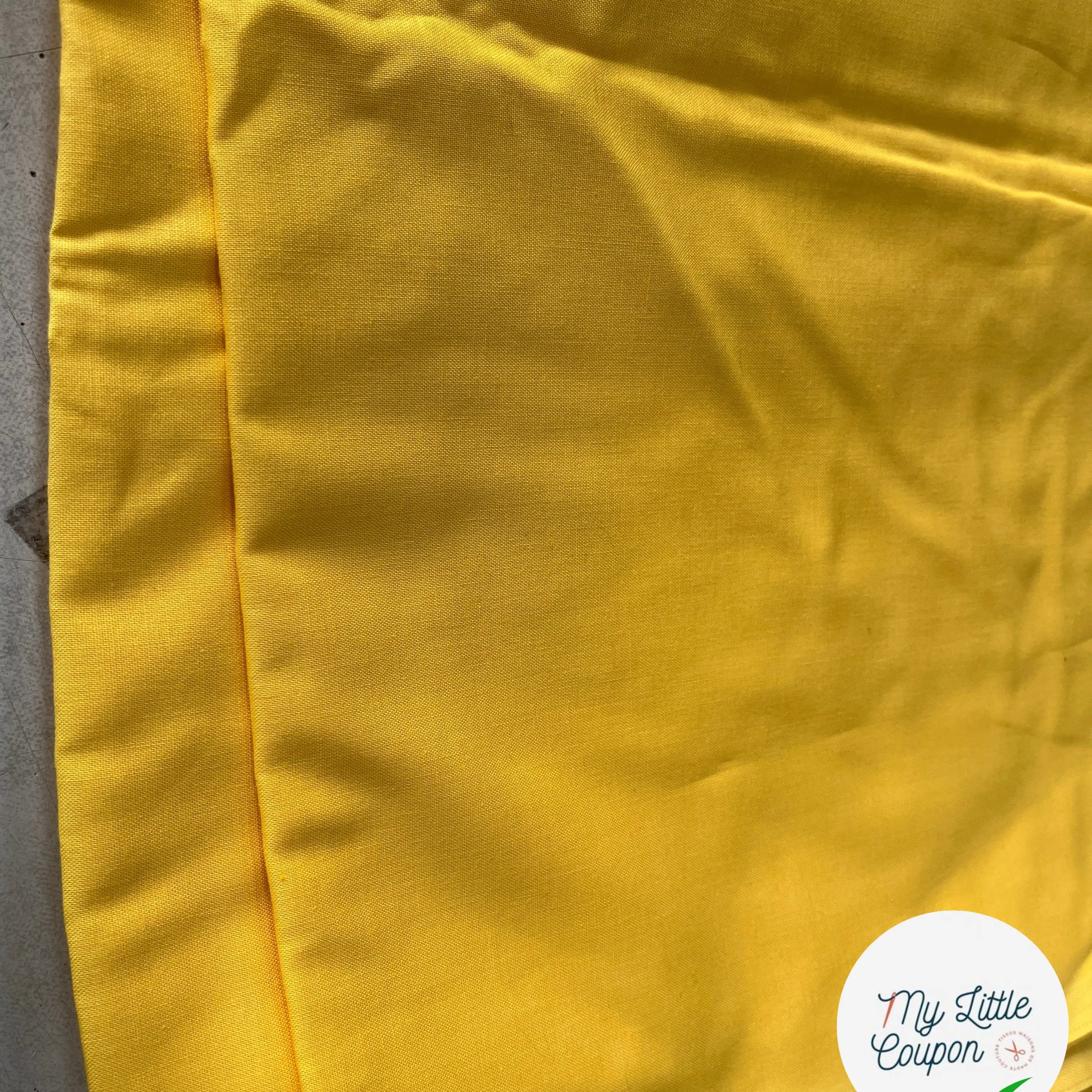 COTONNADE UNIE SOLEIL - My Little Coupon