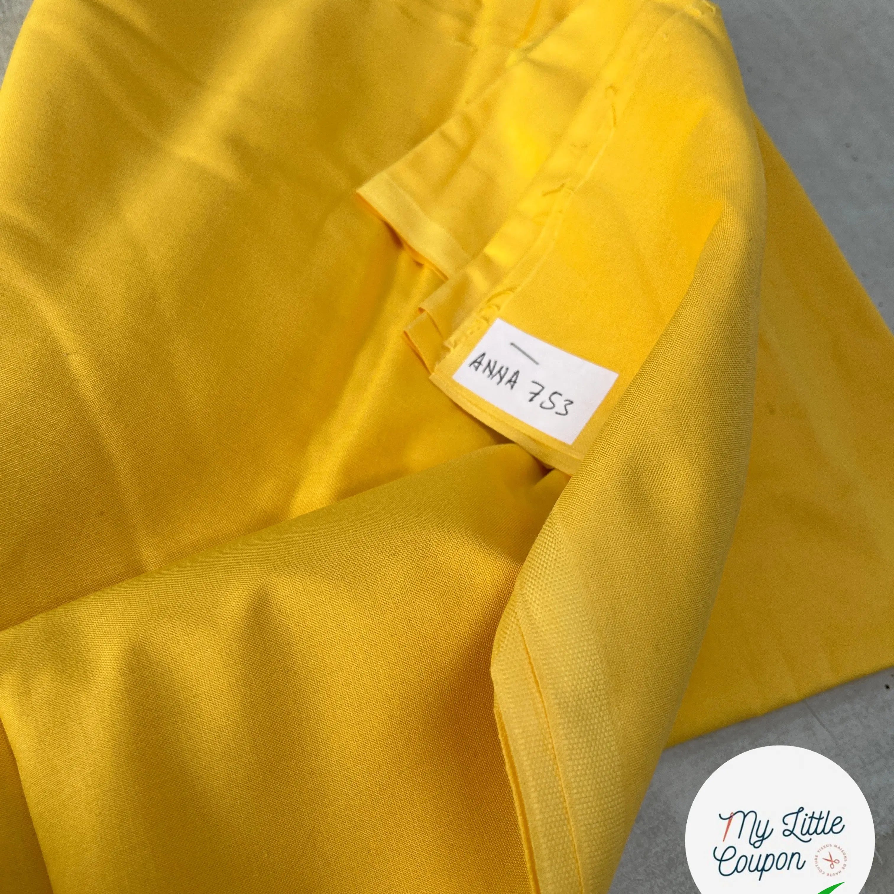 COTONNADE UNIE SOLEIL - My Little Coupon