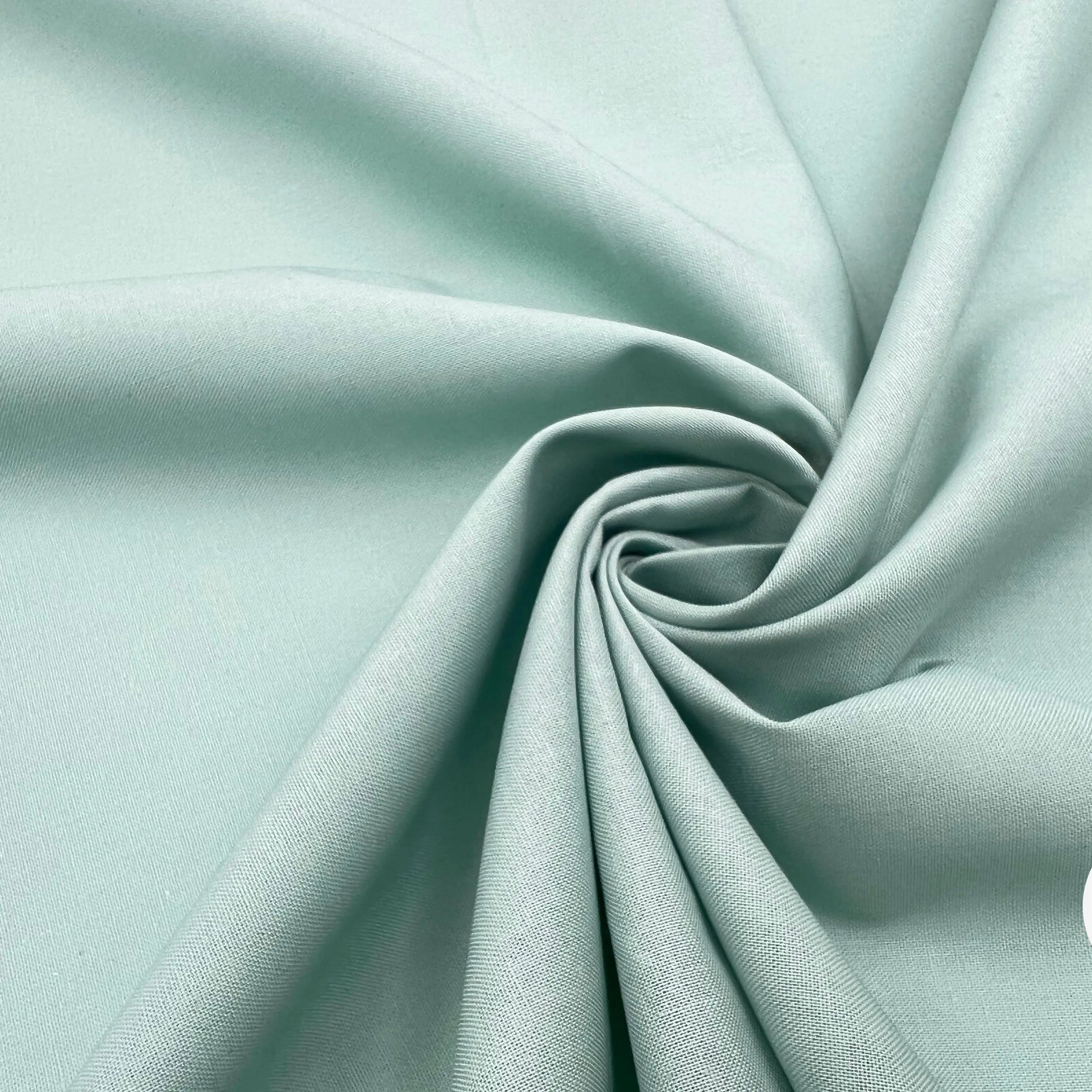 COTONNADE UNIE VERT JADE - My Little Coupon - tissu - coudre