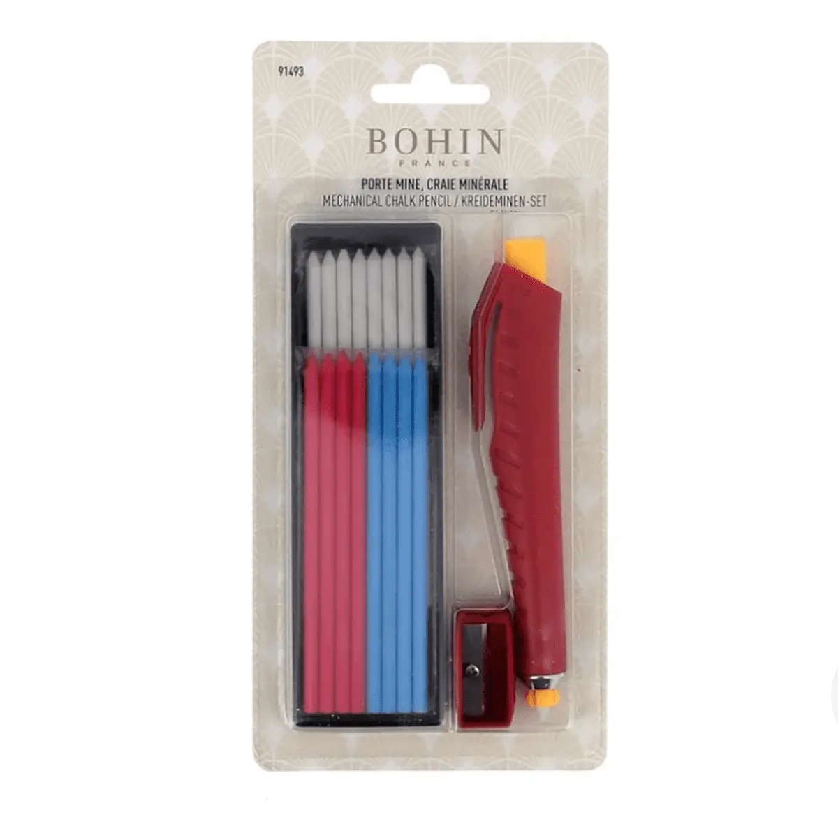 CRAYON CRAIE PORTE-MINE + 16 MINES ASSORTIES MLC INTERN