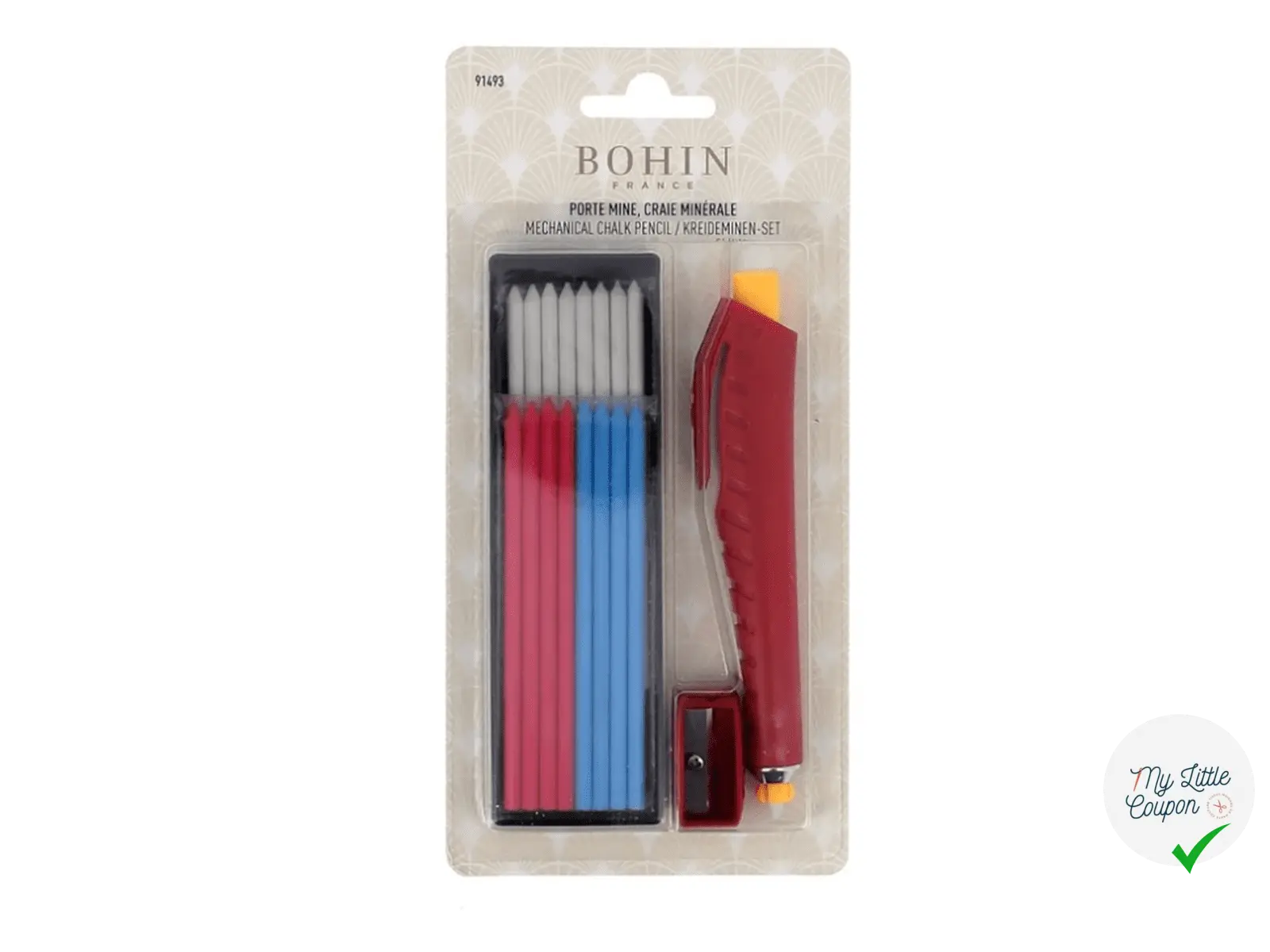 CRAYON CRAIE PORTE-MINE + 16 MINES ASSORTIES MLC INTERN