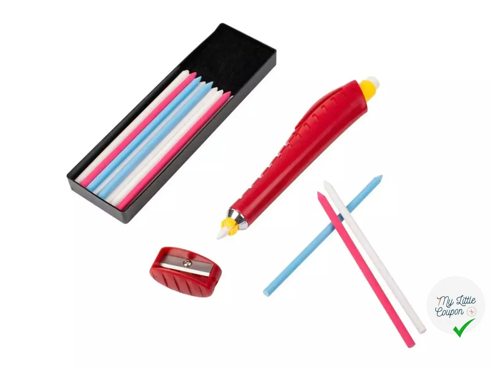 CRAYON CRAIE PORTE-MINE + 16 MINES ASSORTIES MLC INTERN