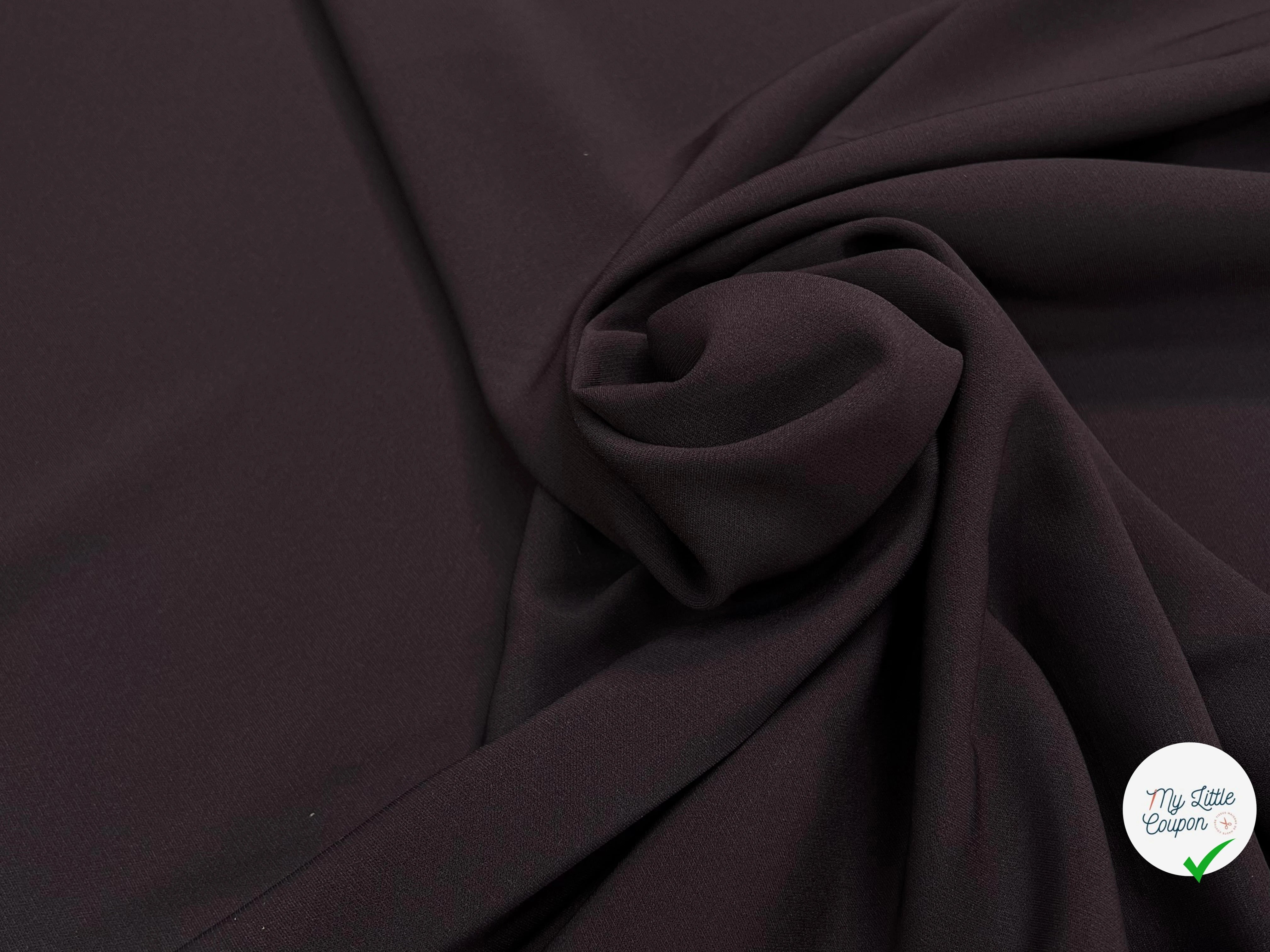 CREPE ACETATE VISCOSE LOURD STRETCH COLORIS MUSCAT - My Little Coupon