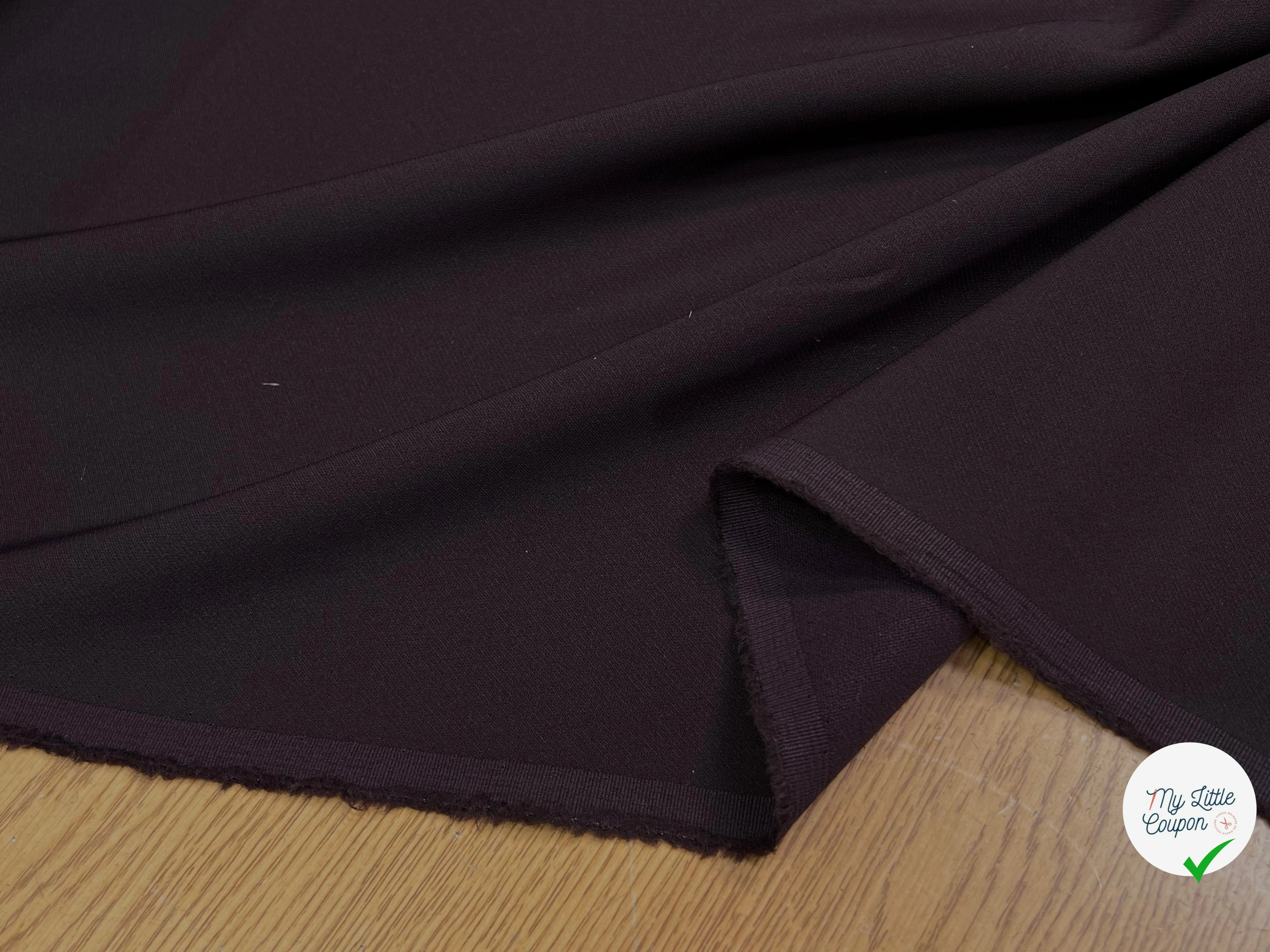 CREPE ACETATE VISCOSE LOURD STRETCH COLORIS MUSCAT - My Little Coupon