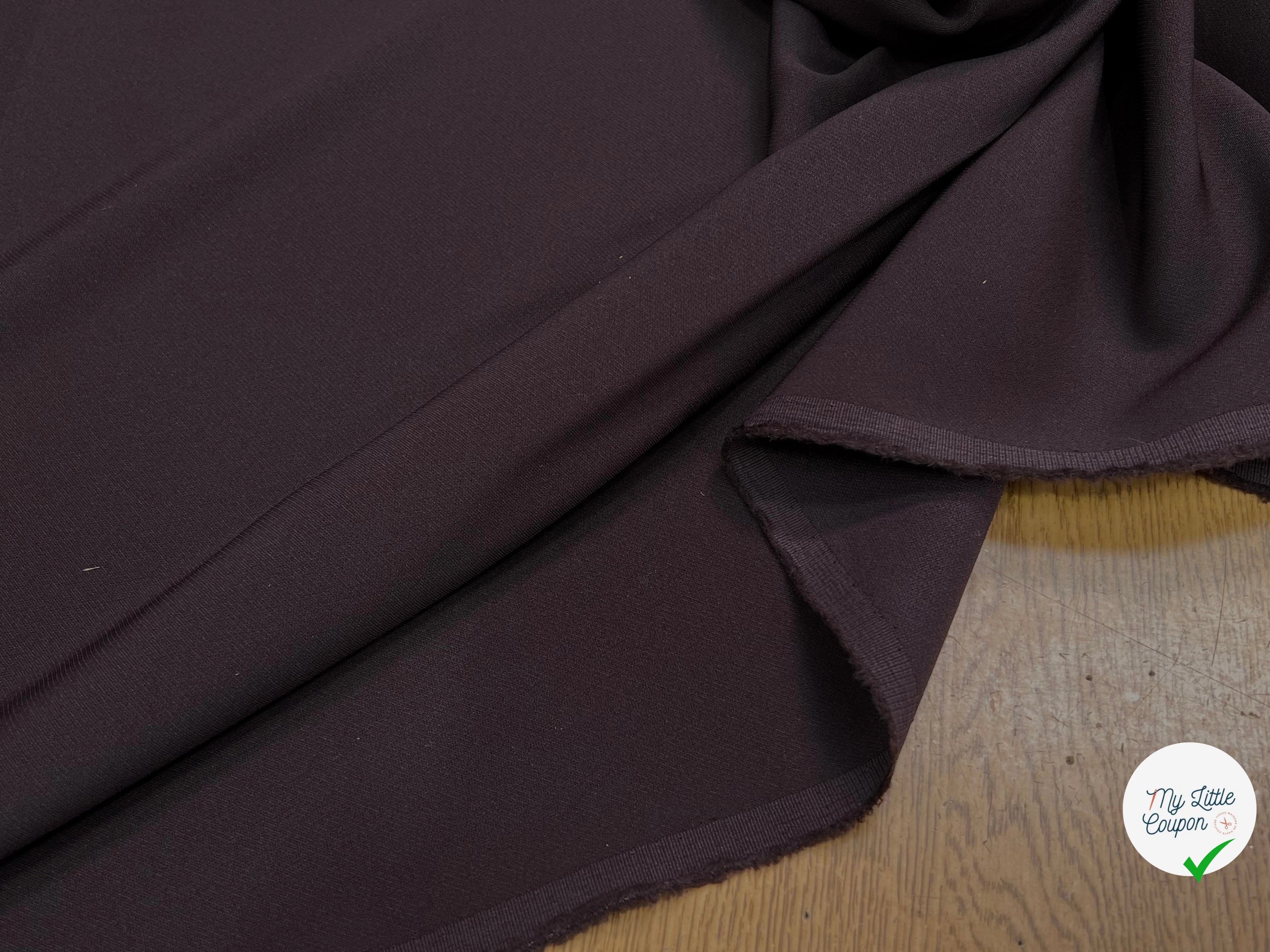 CREPE ACETATE VISCOSE LOURD STRETCH COLORIS MUSCAT - My Little Coupon