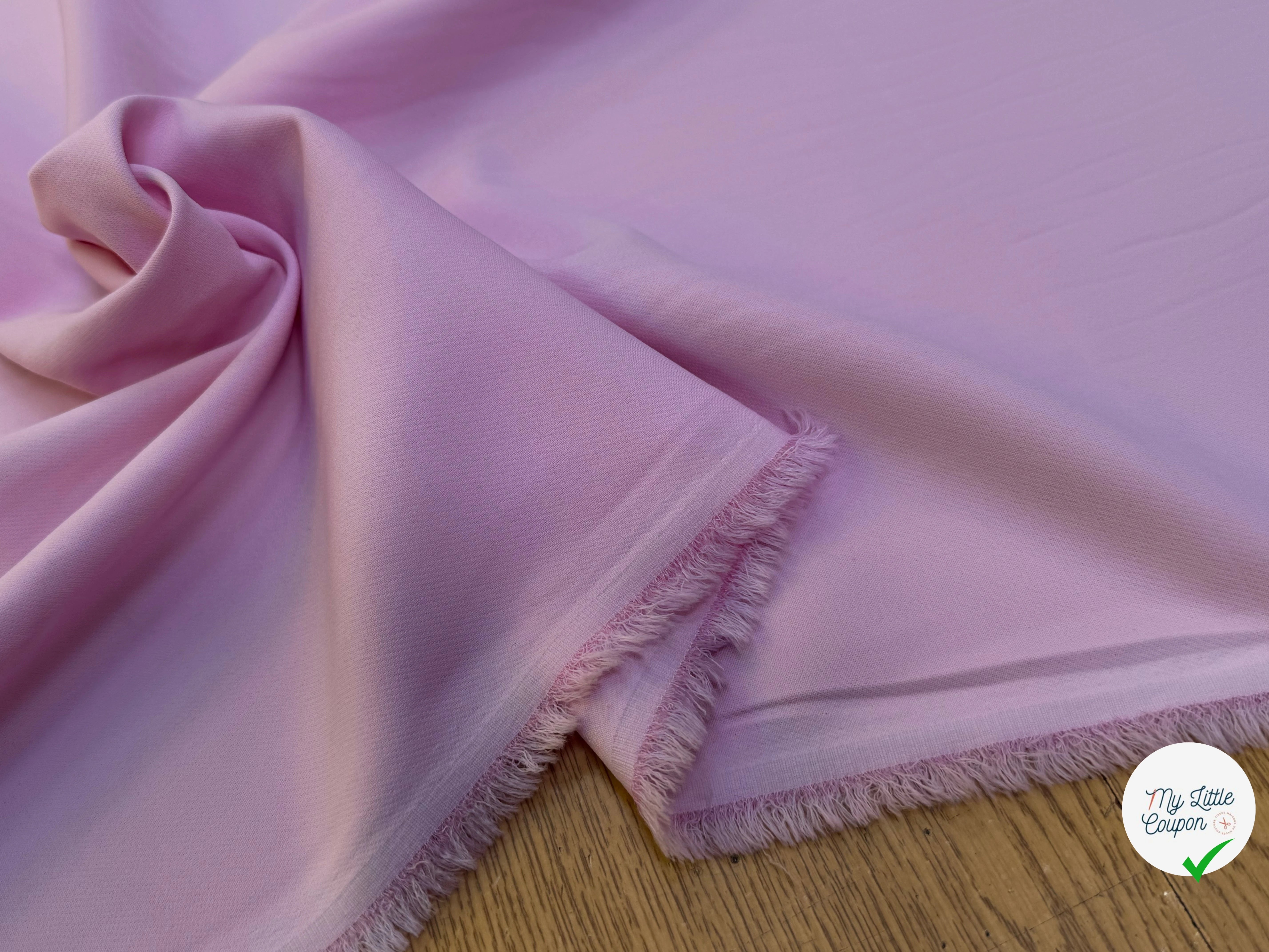 CREPE BEAU TOMBÉ LIGHT PINK STRETCH - My Little Coupon
