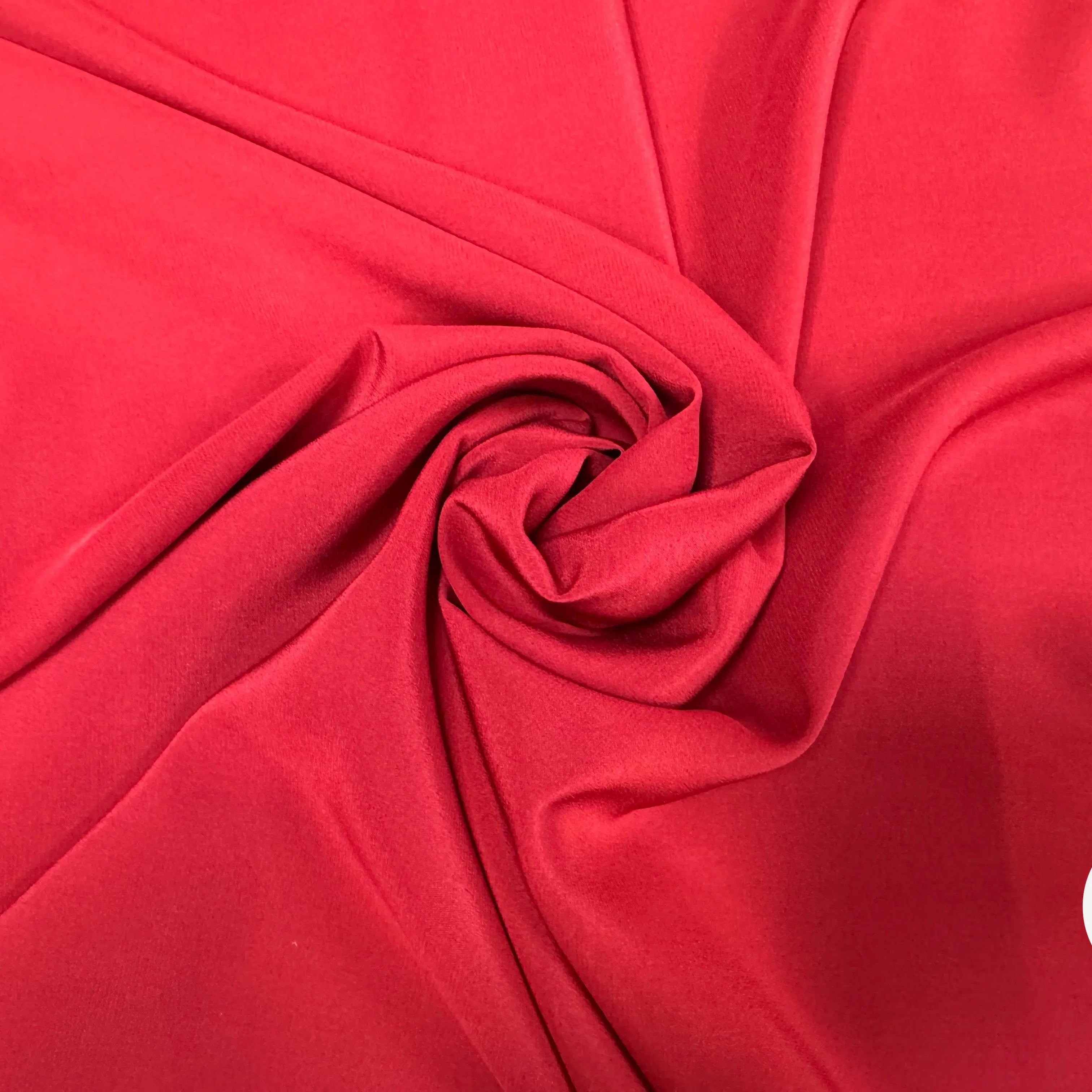 CREPE DE CHINE 100% SOIE, Copper Red - My Little Coupon