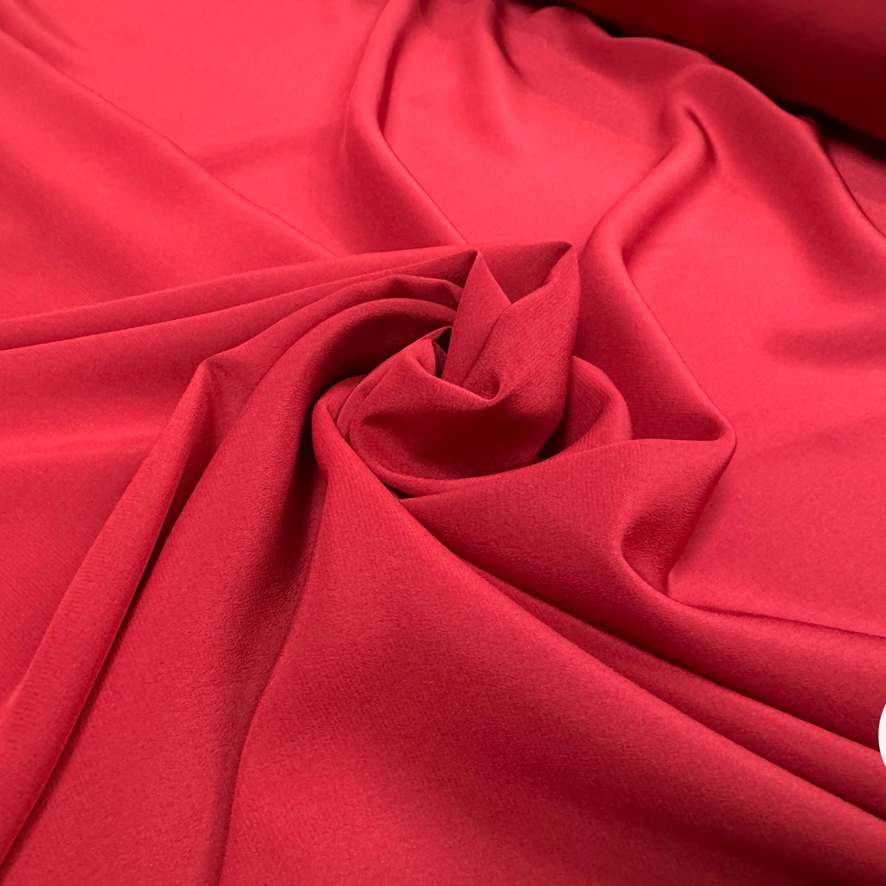 CREPE DE CHINE 100% SOIE, Copper Red - My Little Coupon
