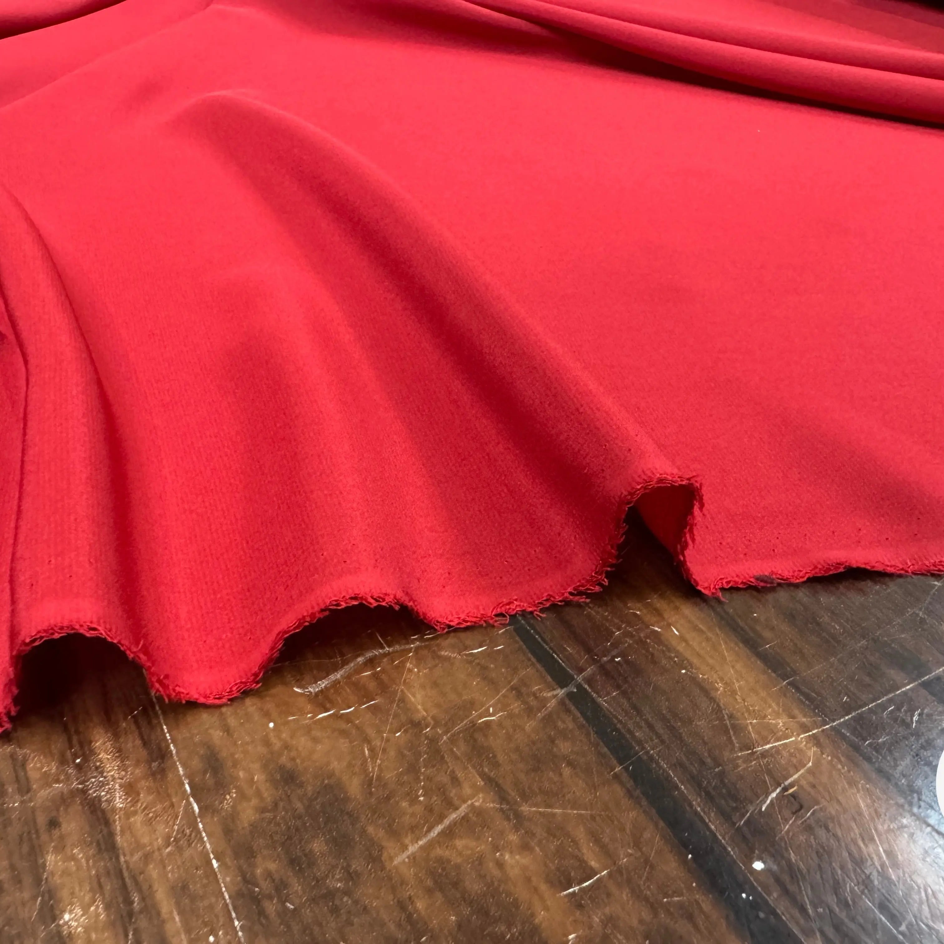 CREPE DE CHINE 100% SOIE, Copper Red - My Little Coupon