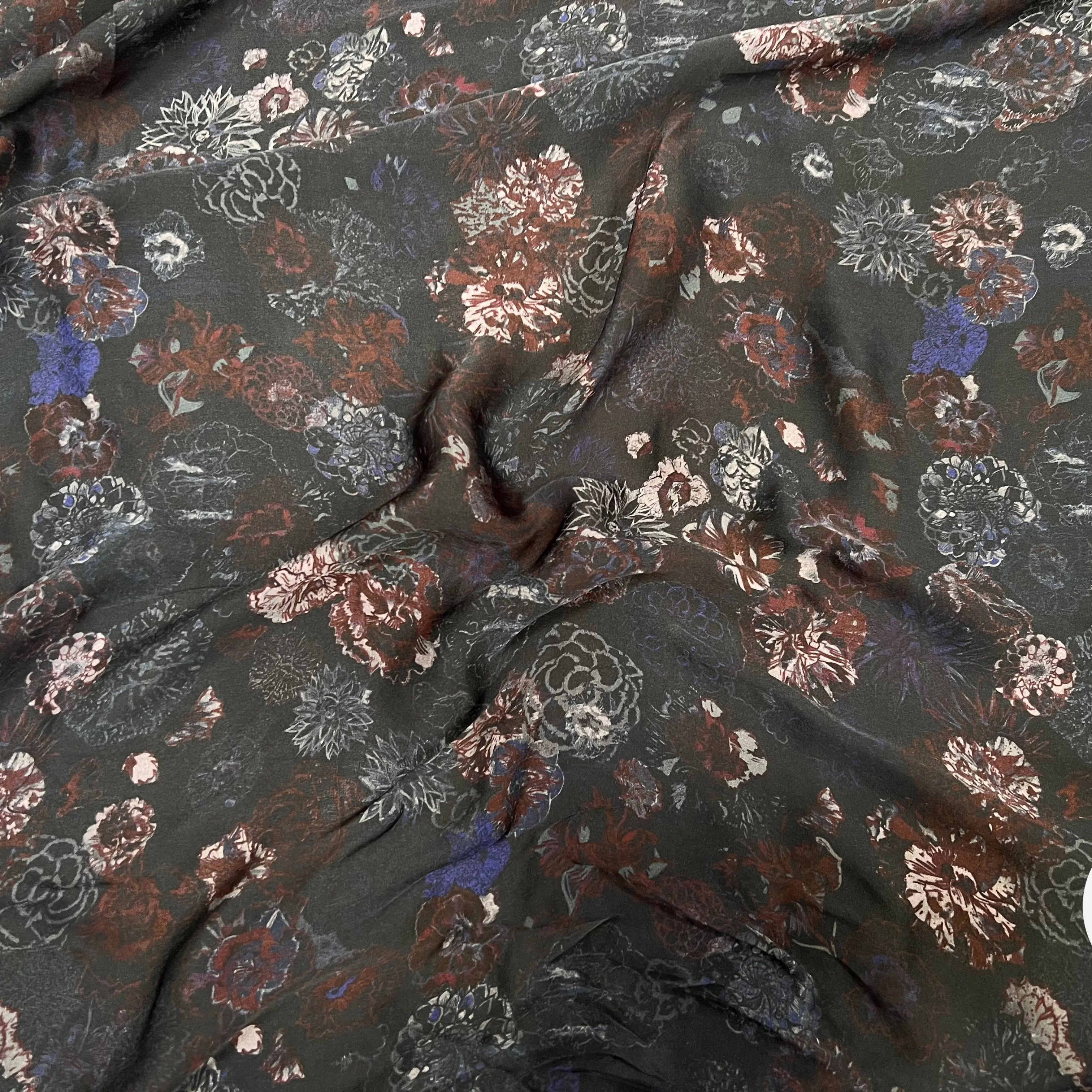 CRÊPE DE SOIE À MOTIFS FLORAL - My Little Coupon