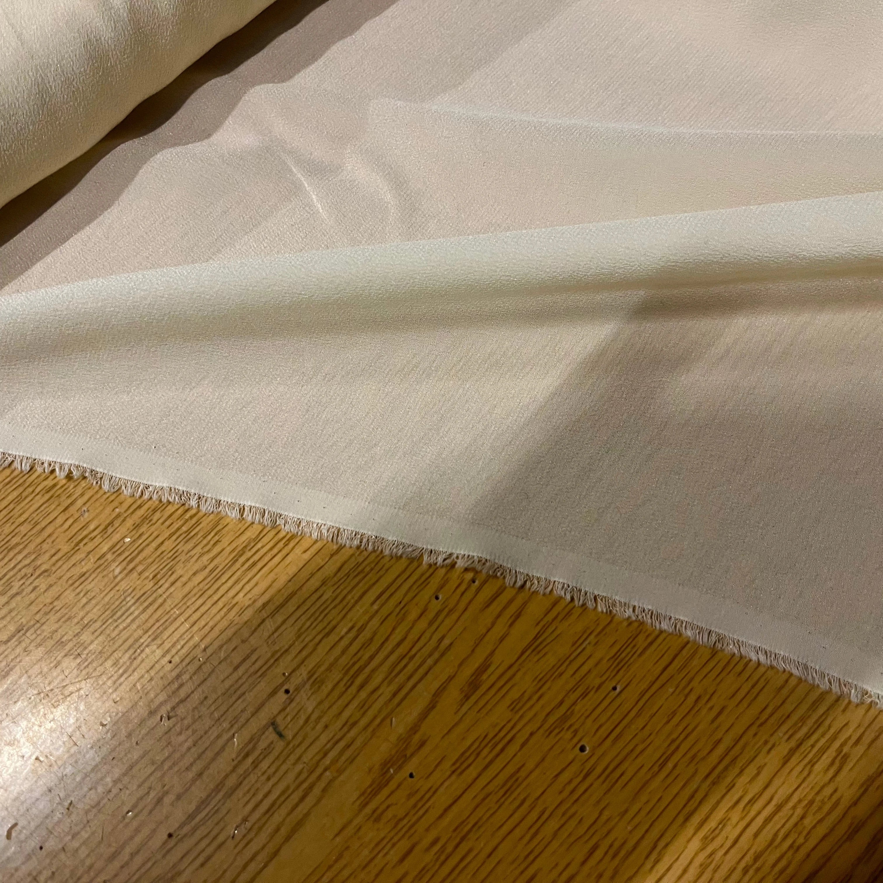 CRÈPE DE SOIE ÉCRU 100% SOIE 130CM - My Little Coupon