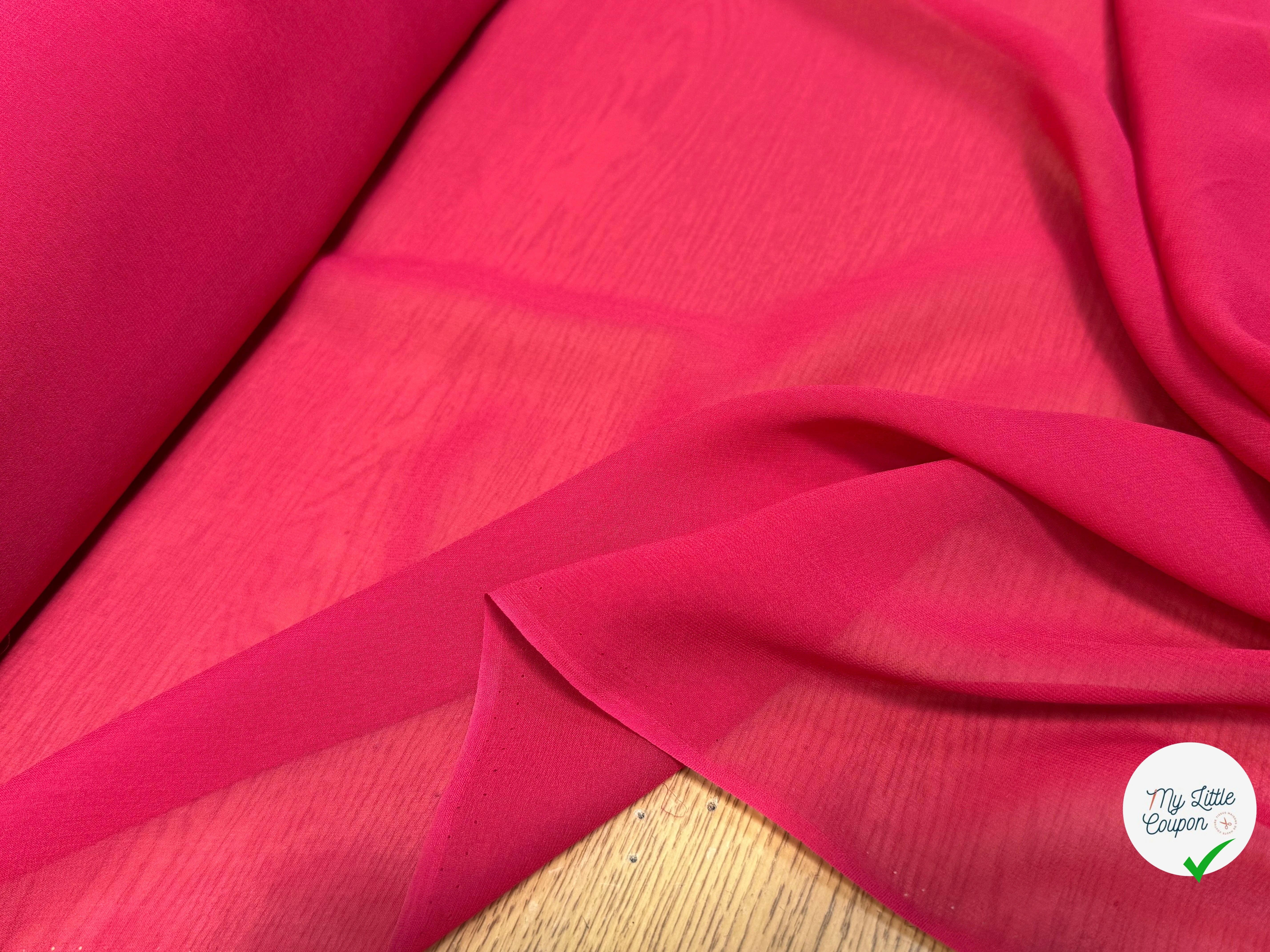 CREPE DE SOIE GEORGETTE BON-BON - My Little Coupon
