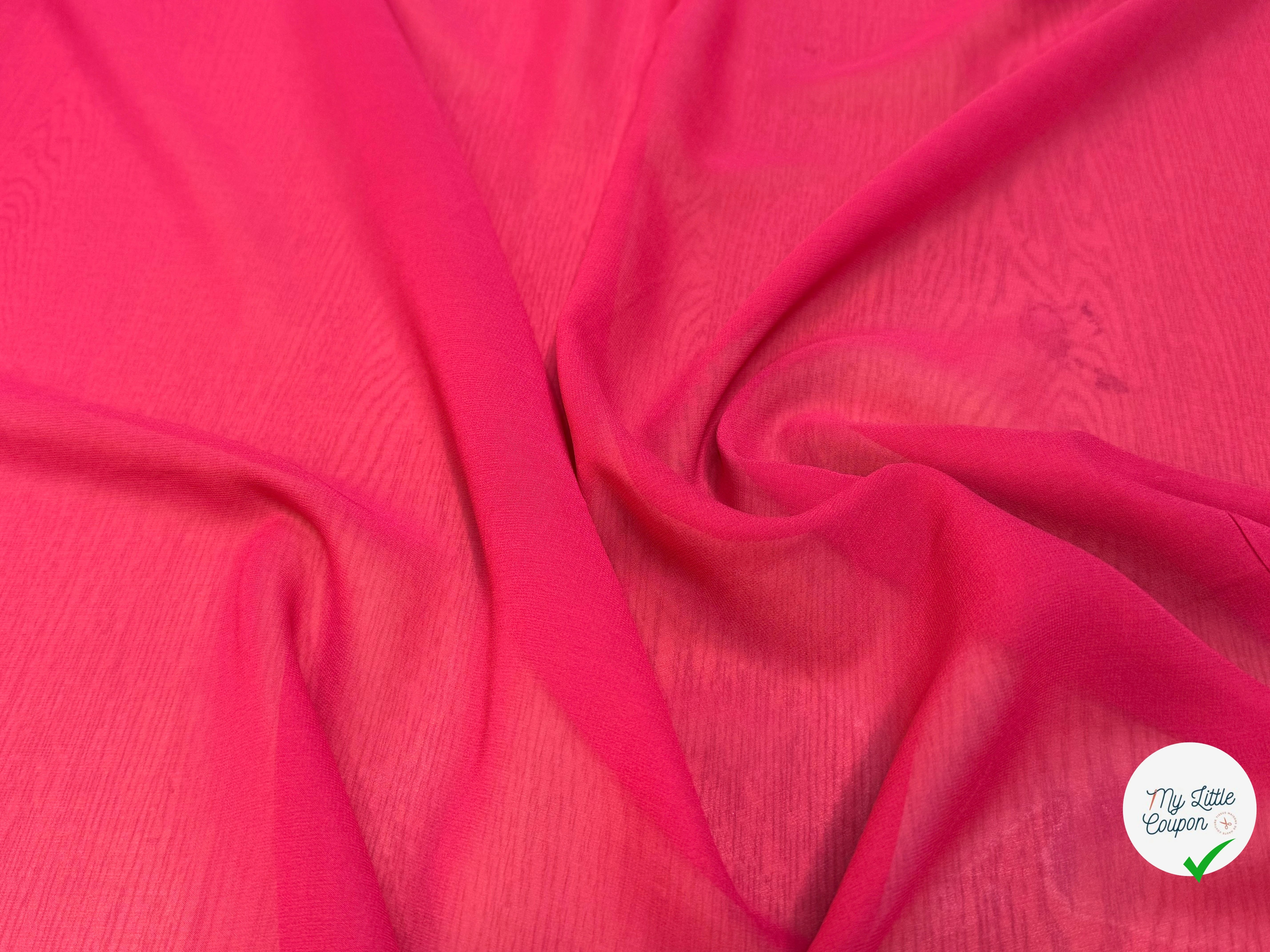 CREPE DE SOIE GEORGETTE BON-BON - My Little Coupon