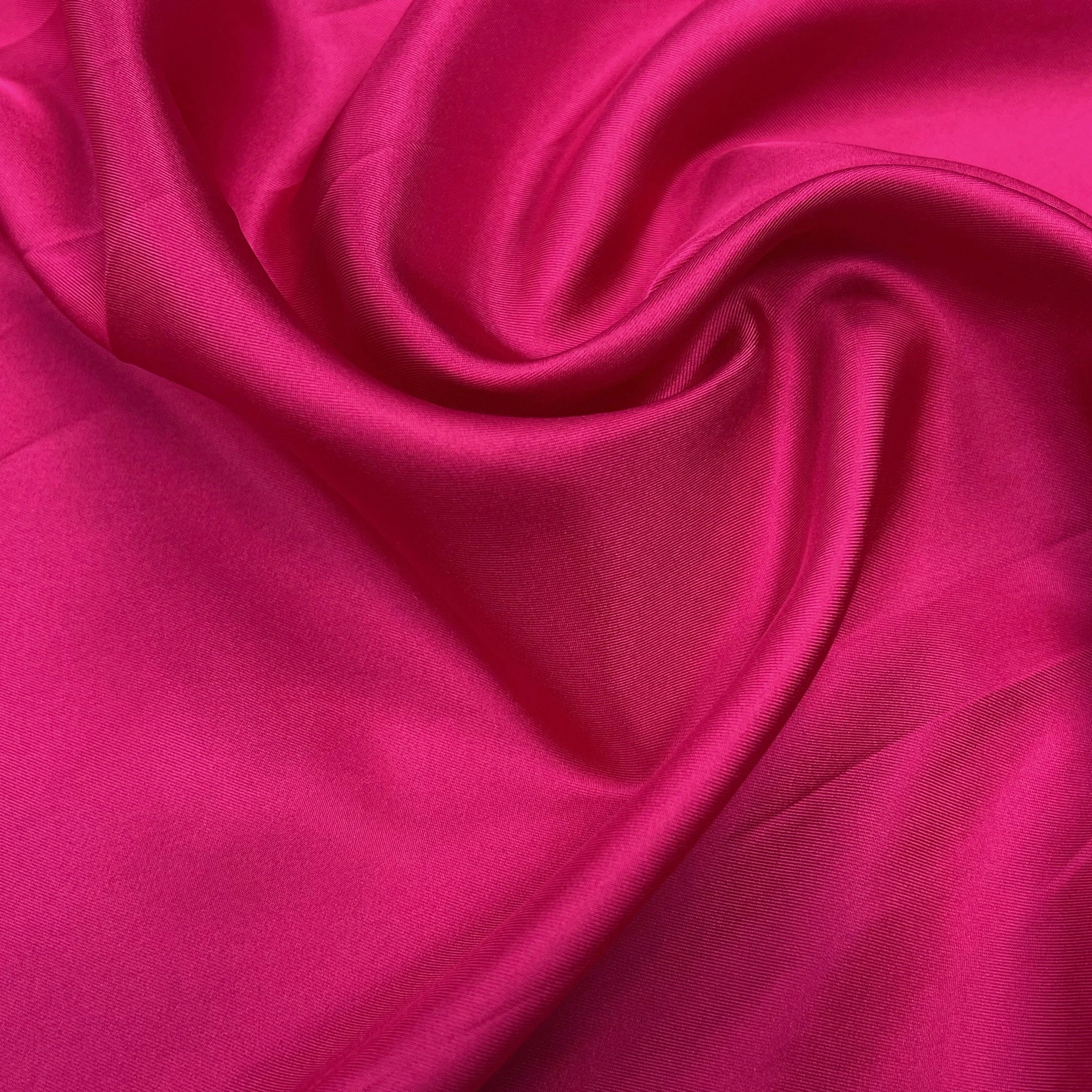 CREPE DE SOIE ROSE 100% SOIE 140CM - My Little Coupon