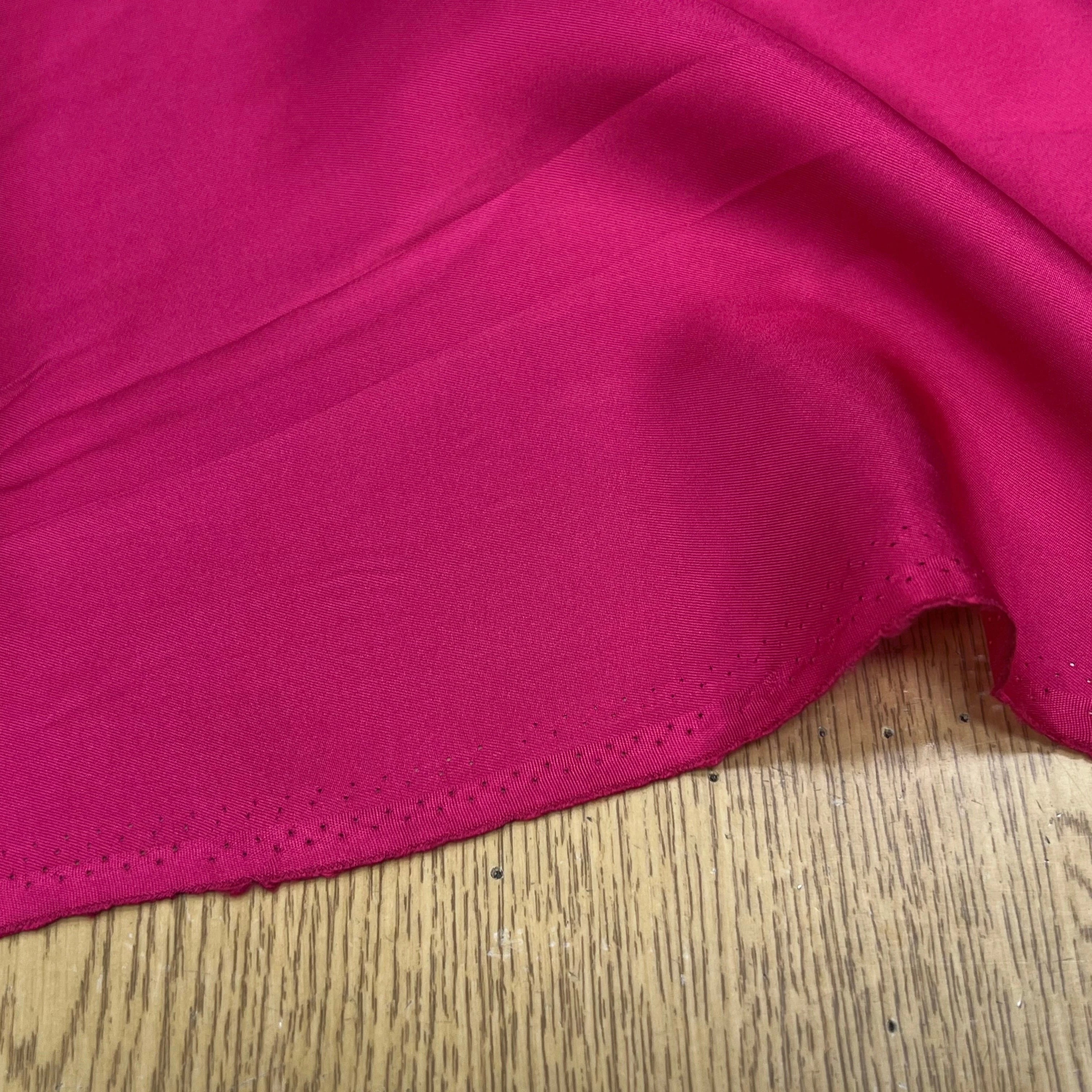 CREPE DE SOIE ROSE 100% SOIE 140CM - My Little Coupon