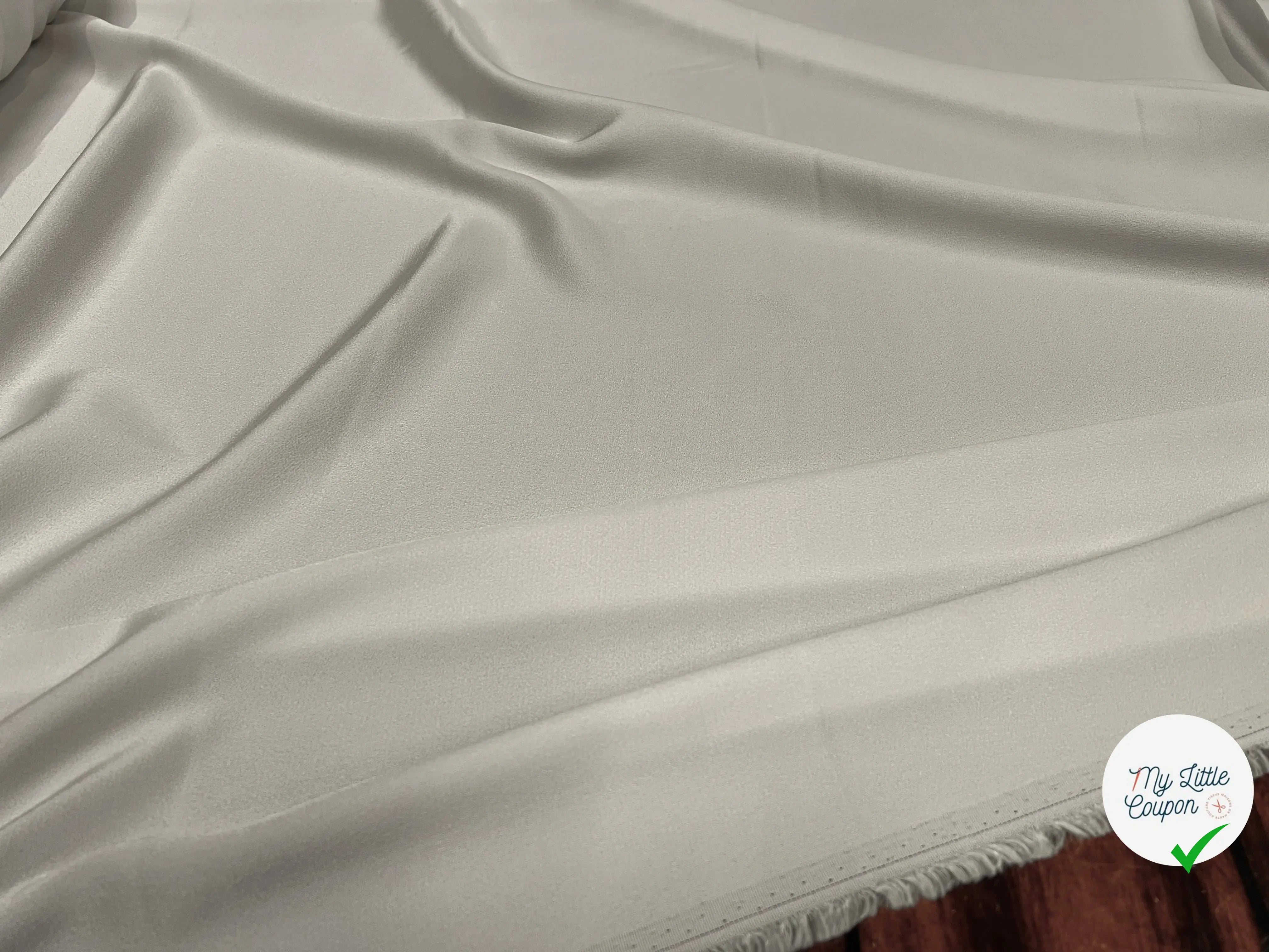 CRÊPE ENVERS SATIN ECRU - My Little Coupon