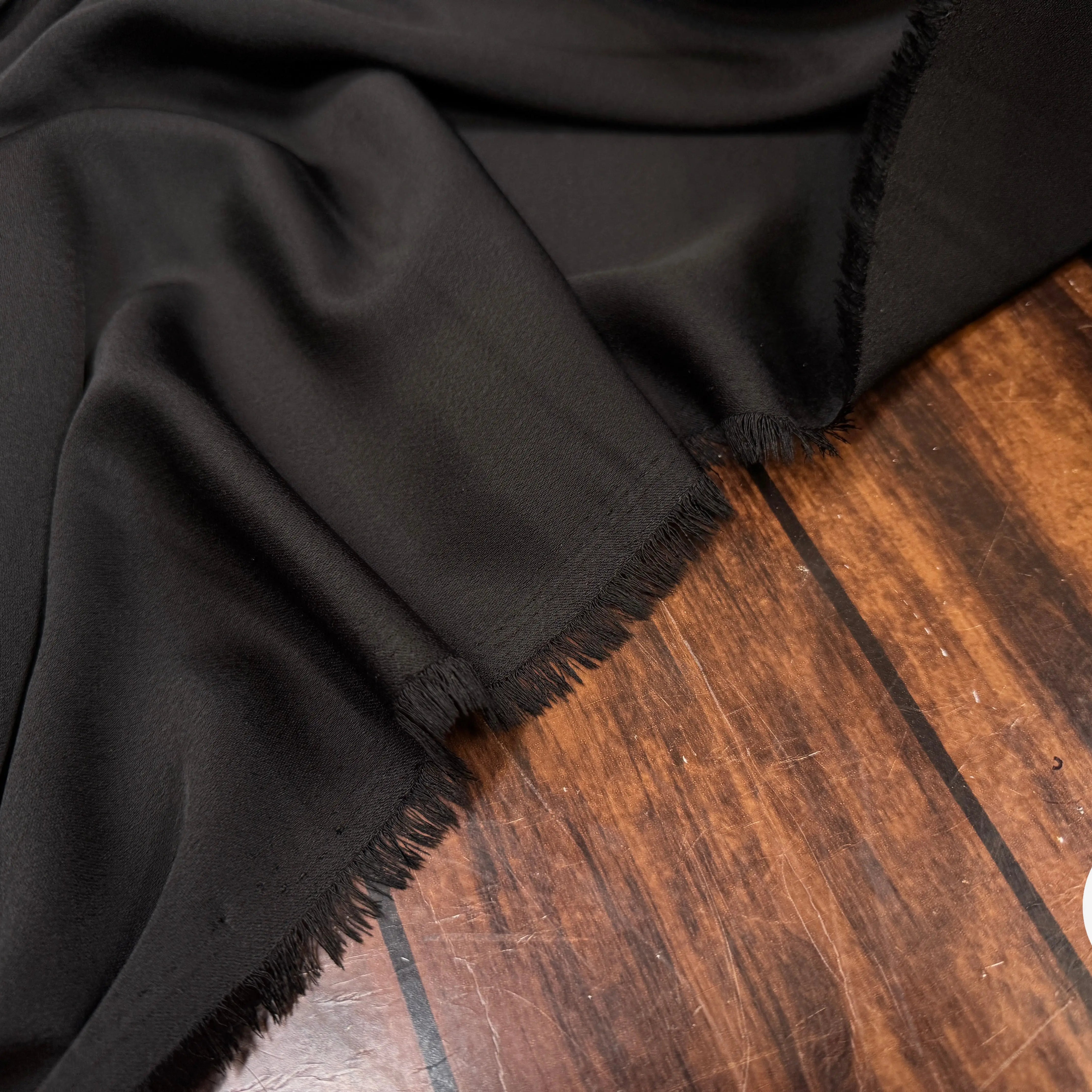 CRÉPE ENVERS SATIN NOIR - My Little Coupon