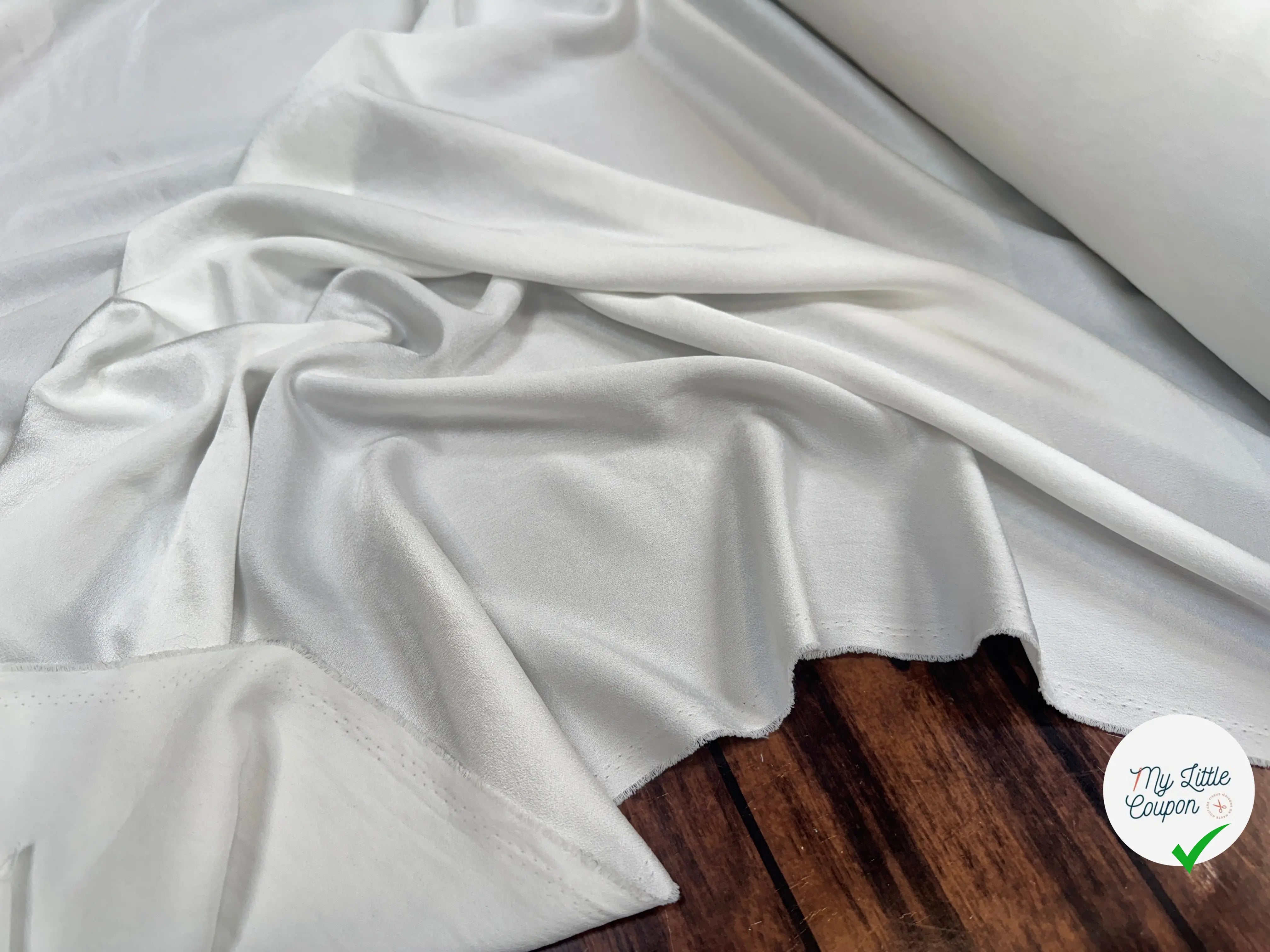 CREPE ENVERS SATIN POLYESTER STRETCH JAPONAIS - My Little Coupon