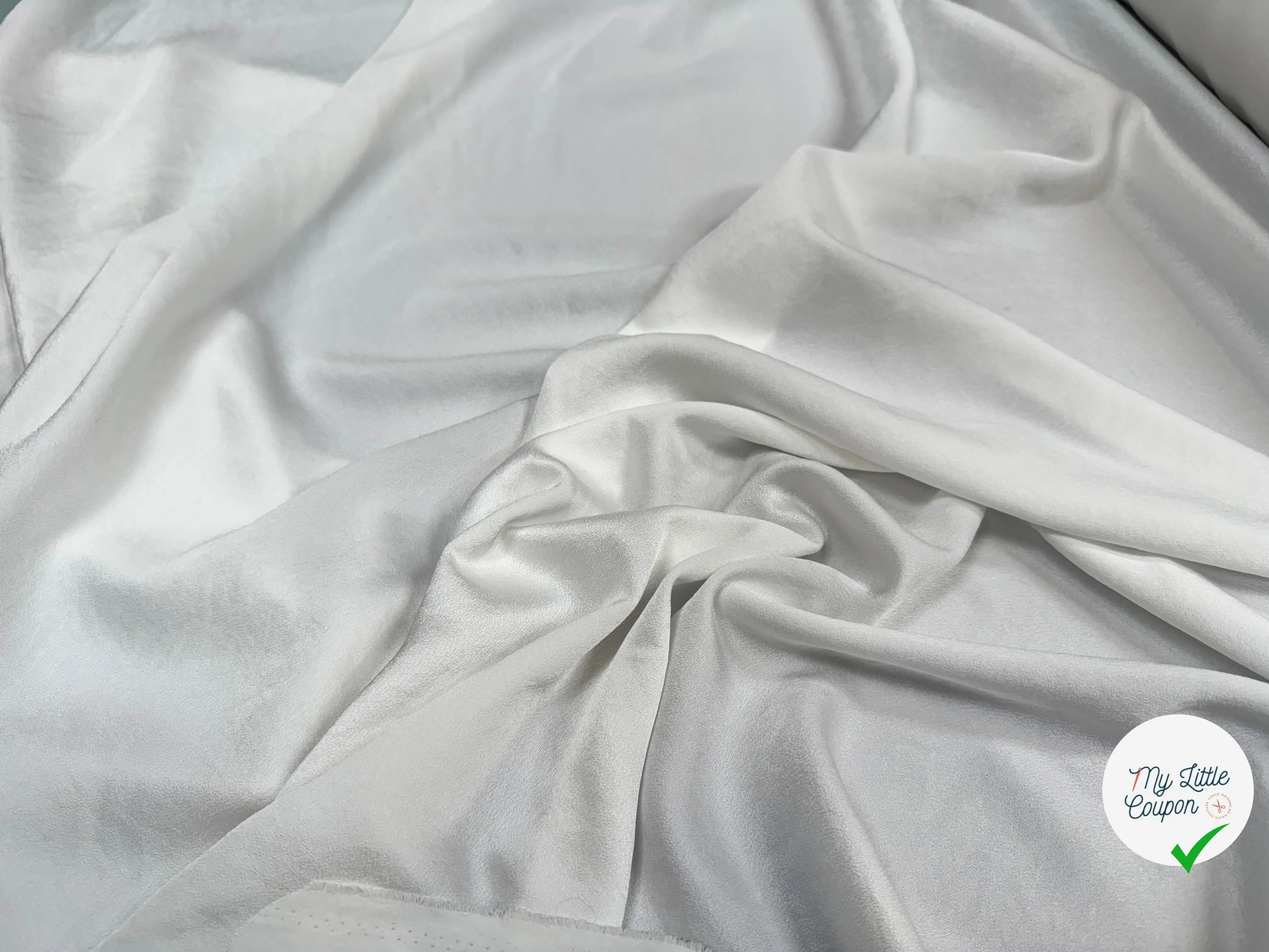CREPE ENVERS SATIN POLYESTER STRETCH JAPONAIS - My Little Coupon