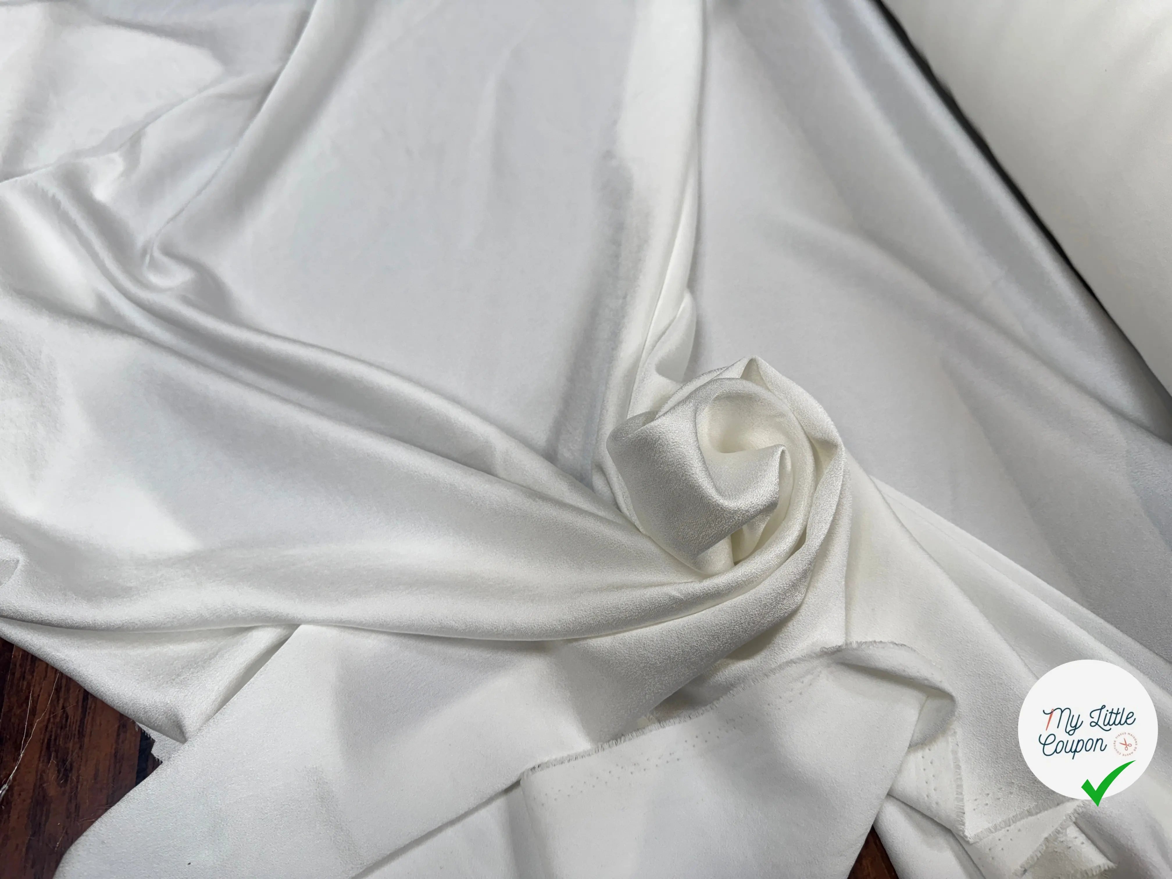 CREPE ENVERS SATIN POLYESTER STRETCH JAPONAIS - My Little Coupon