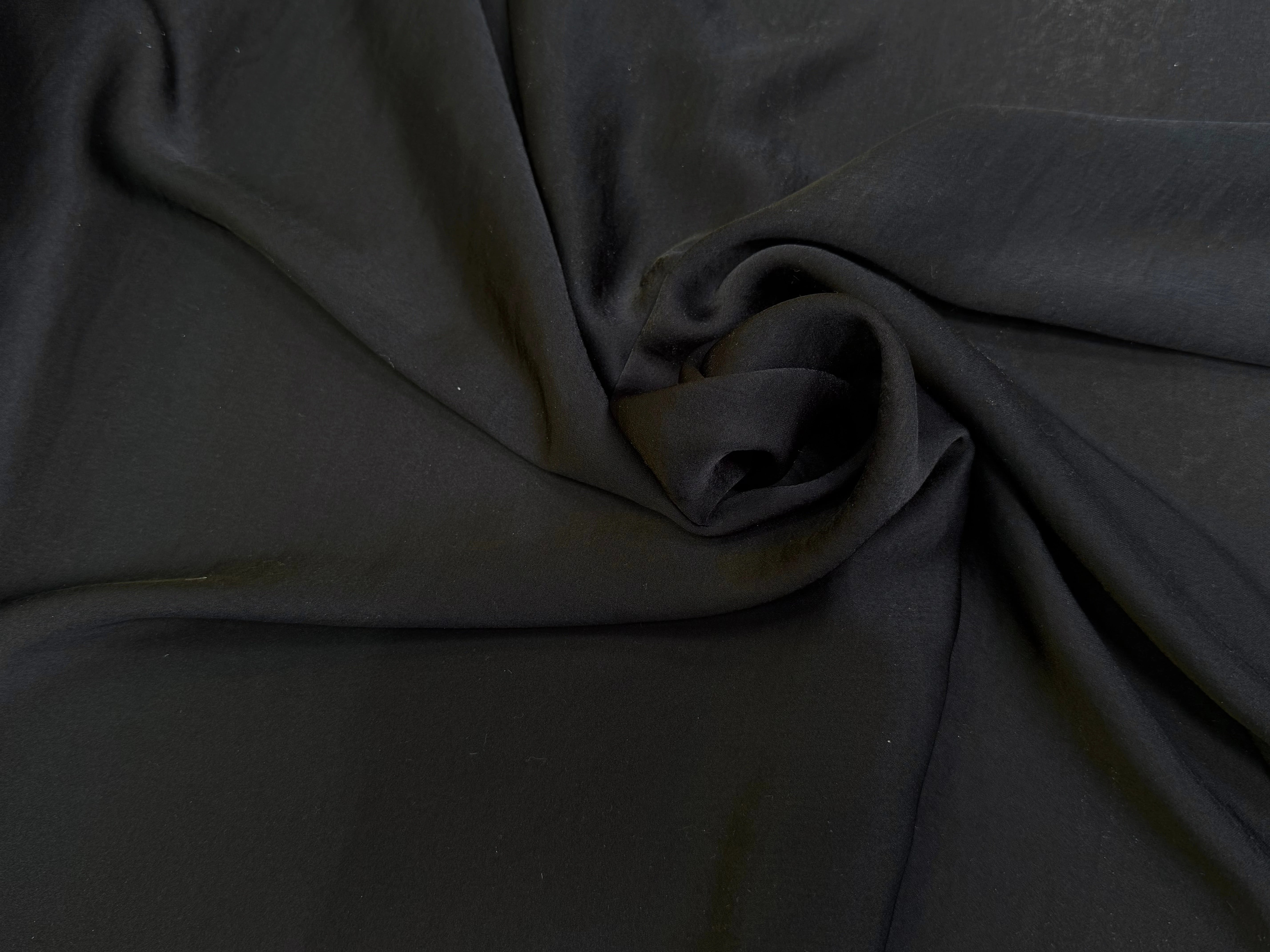 CREPE ENVERS SATIN SUPER FLUIDE NOIR 160 - My Little Coupon