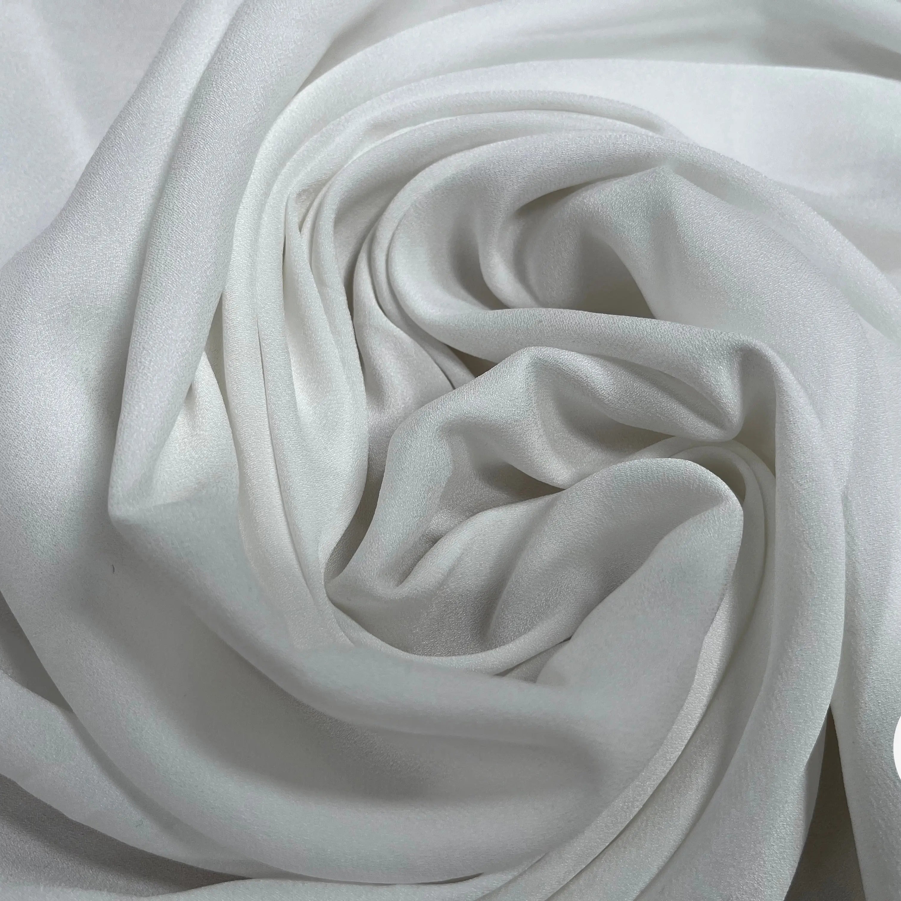 CRÊPE ENVERS SATIN UNI BLANC - My Little Coupon