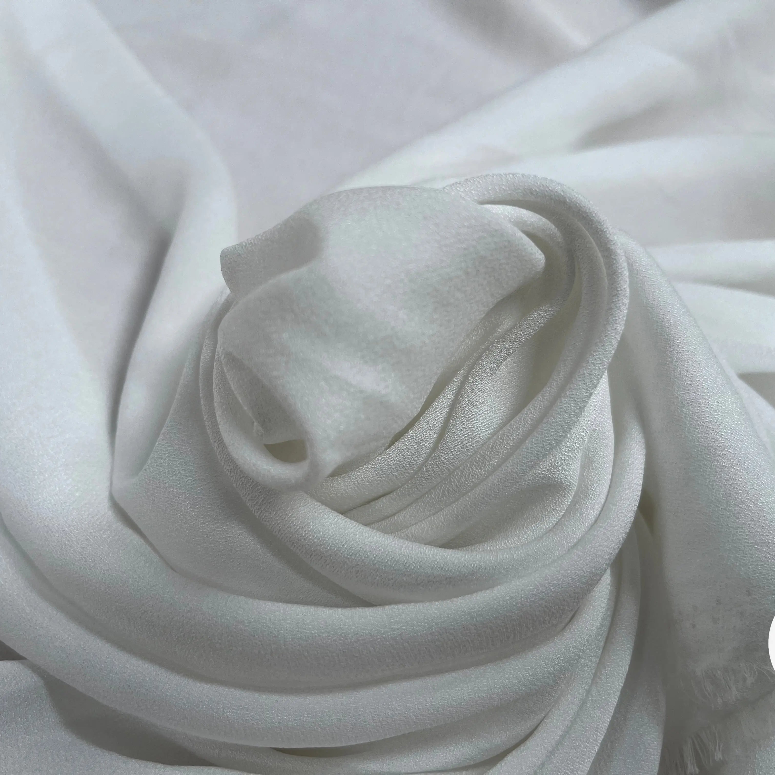 CRÊPE ENVERS SATIN UNI BLANC - My Little Coupon