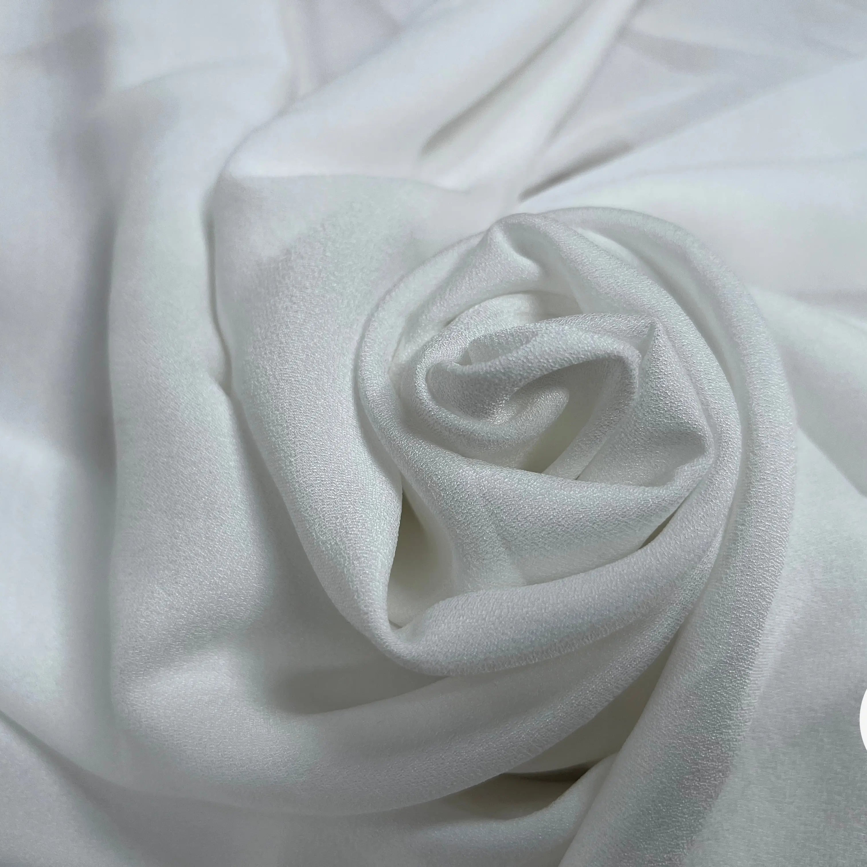 CRÊPE ENVERS SATIN UNI BLANC - My Little Coupon