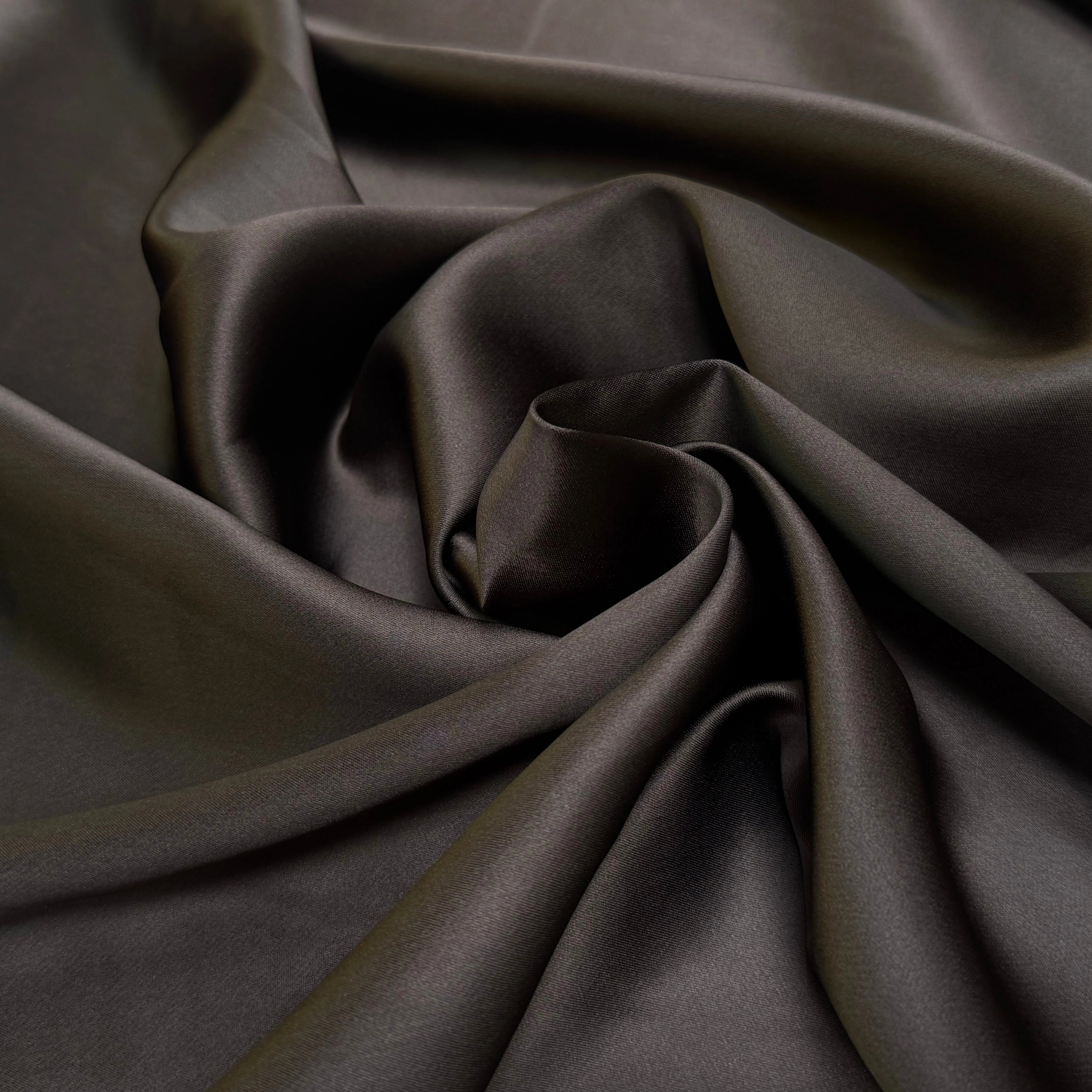 CREPE ENVERS SATIN VISCOSE BEAU TOMBÉ BRONZE - My Little Coupon