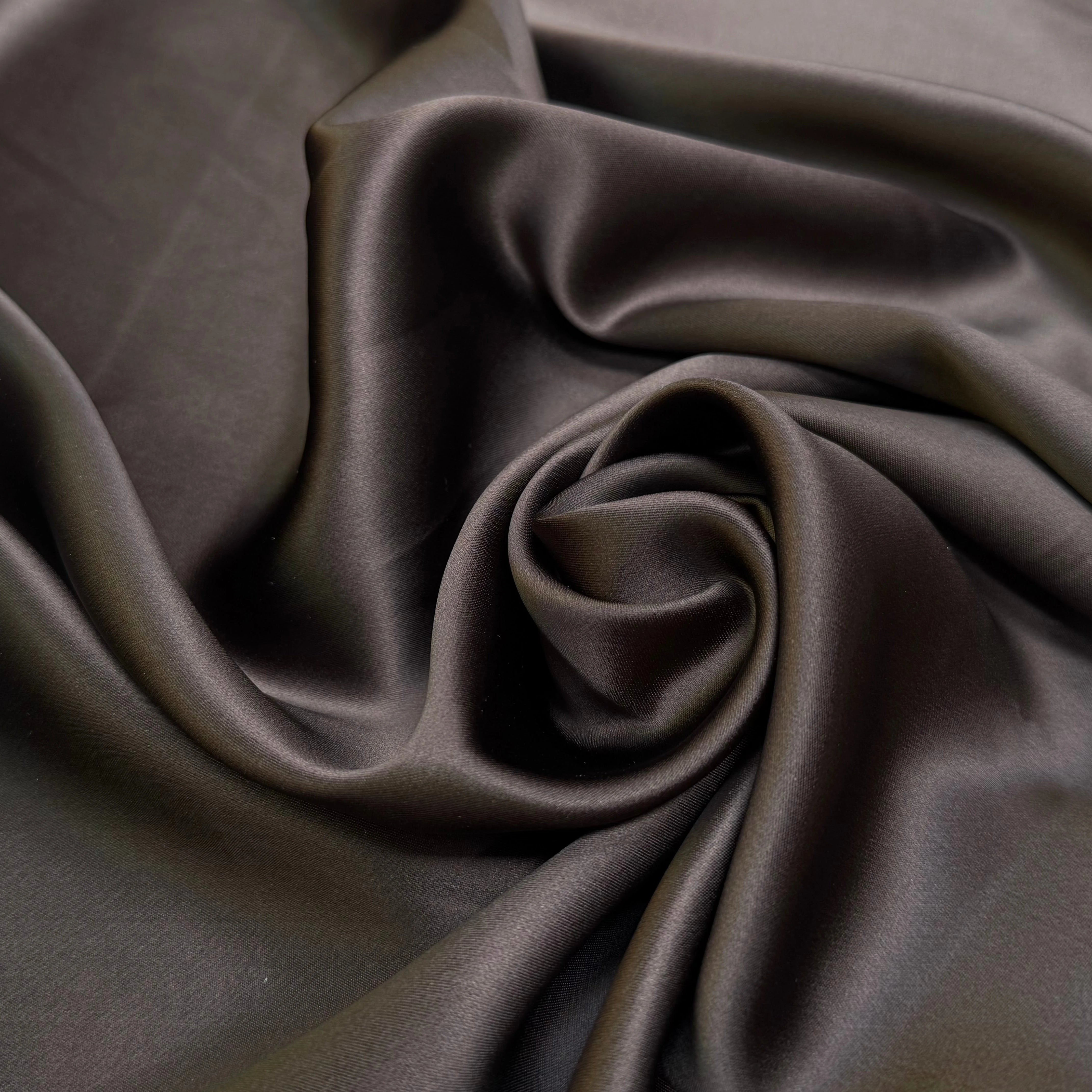 CREPE ENVERS SATIN VISCOSE BEAU TOMBÉ BRONZE - My Little Coupon