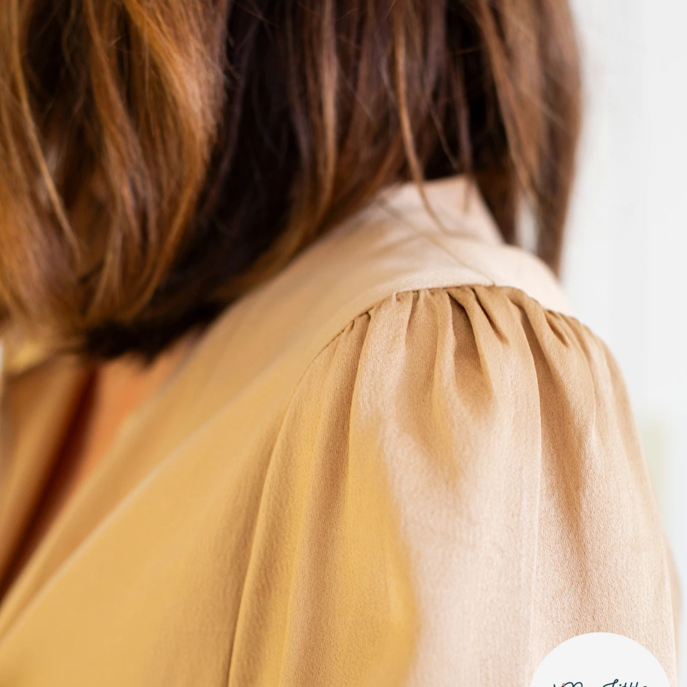 CREPE ENVERS SATIN VISCOSE ET ACETATE MAT SABLE - My Little Coupon