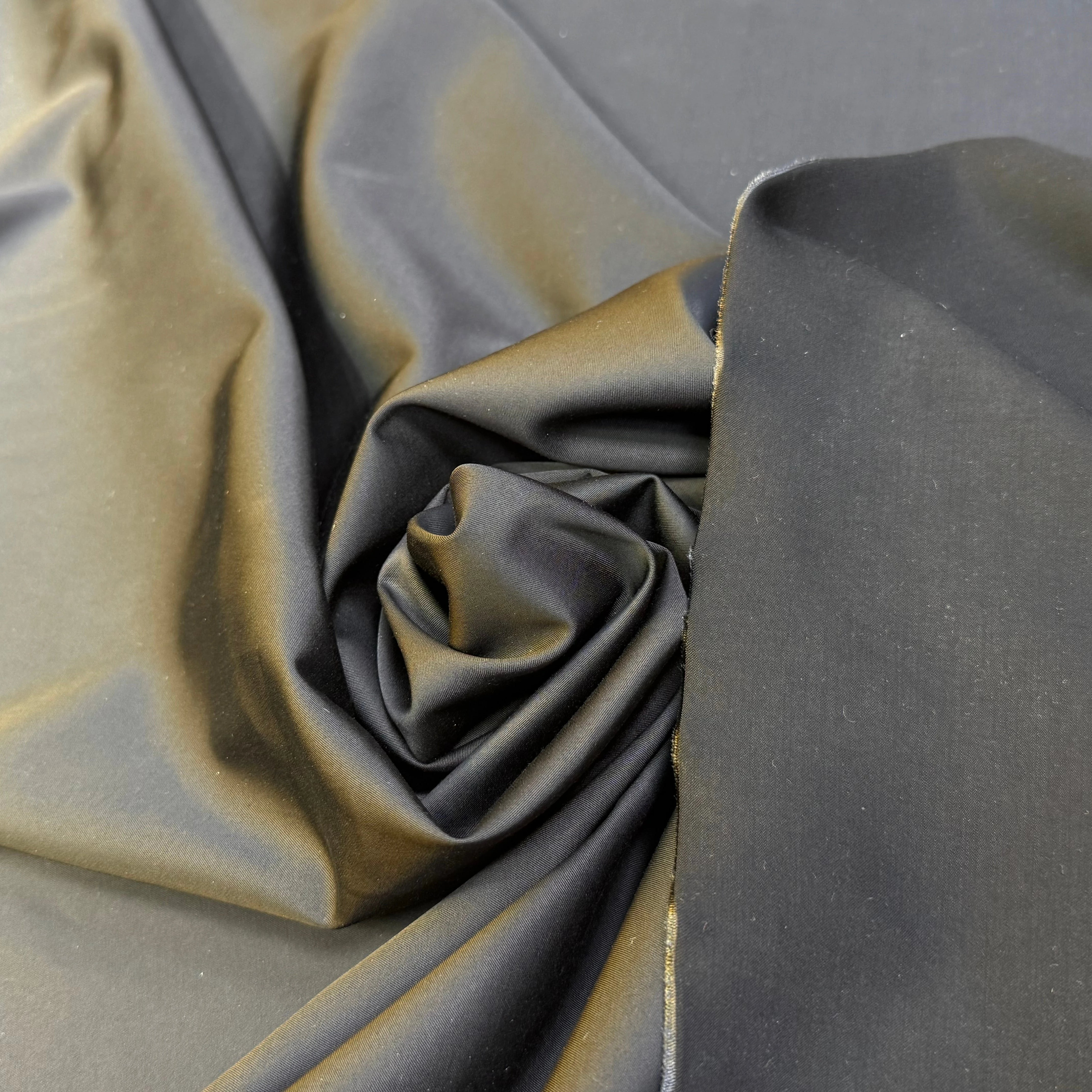 CREPE ENVERS SATIN VISCOSE LAINE FLUIDE COUTURE NOIR STRETCH - My Little Coupon