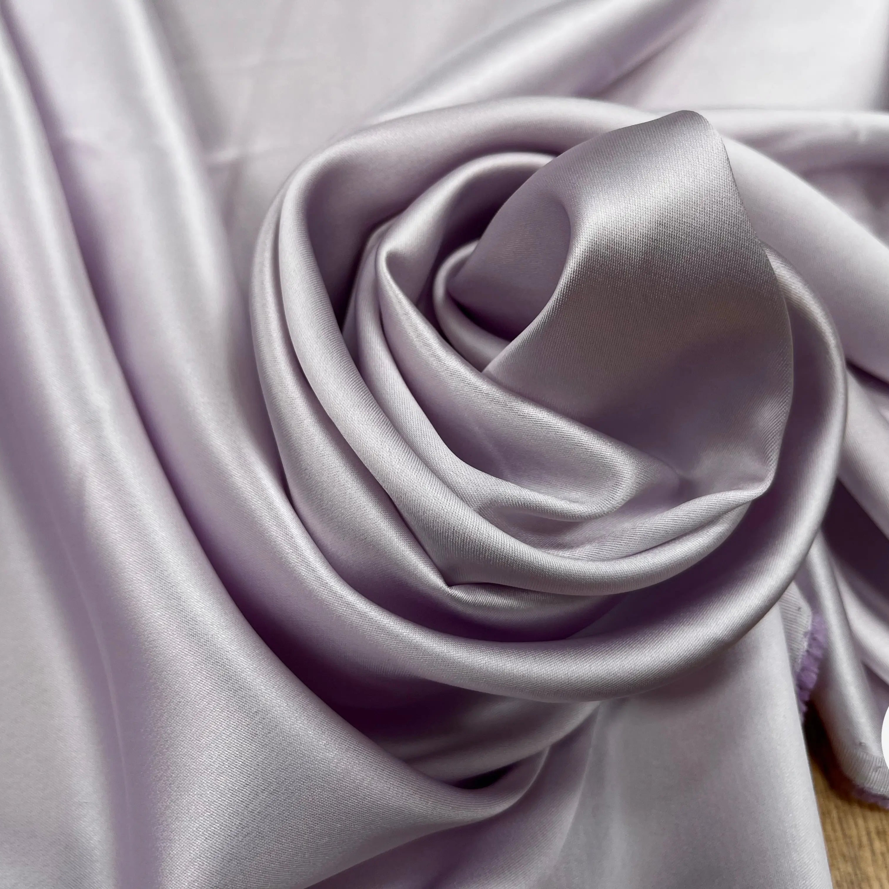 CREPE ENVERS SATIN VISCOSE LAVANDE CLAIR - My Little Coupon