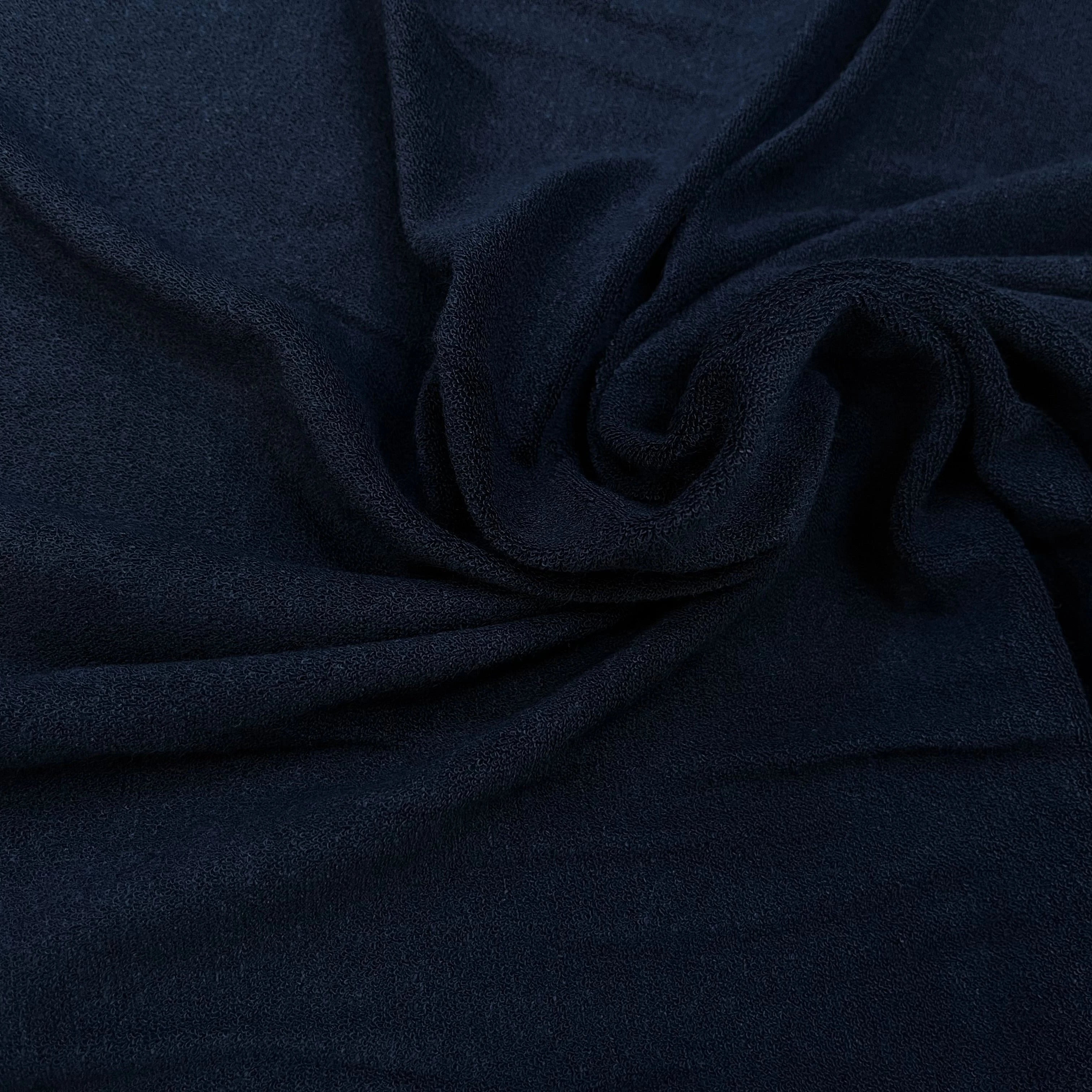 CREPE EPONGE ÉPONGE STRETCH NOISE BLUE - My Little Coupon