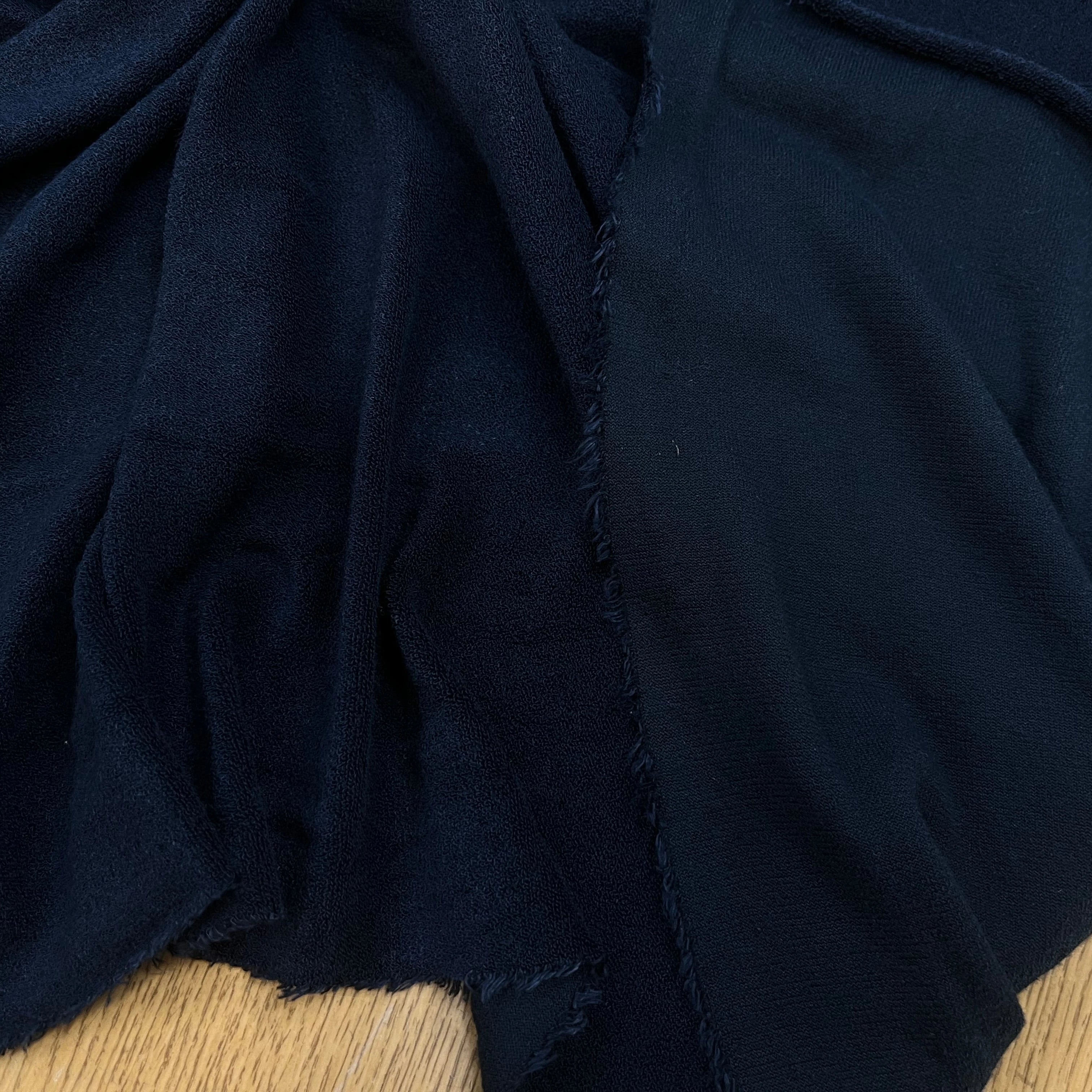 CREPE EPONGE ÉPONGE STRETCH NOISE BLUE - My Little Coupon