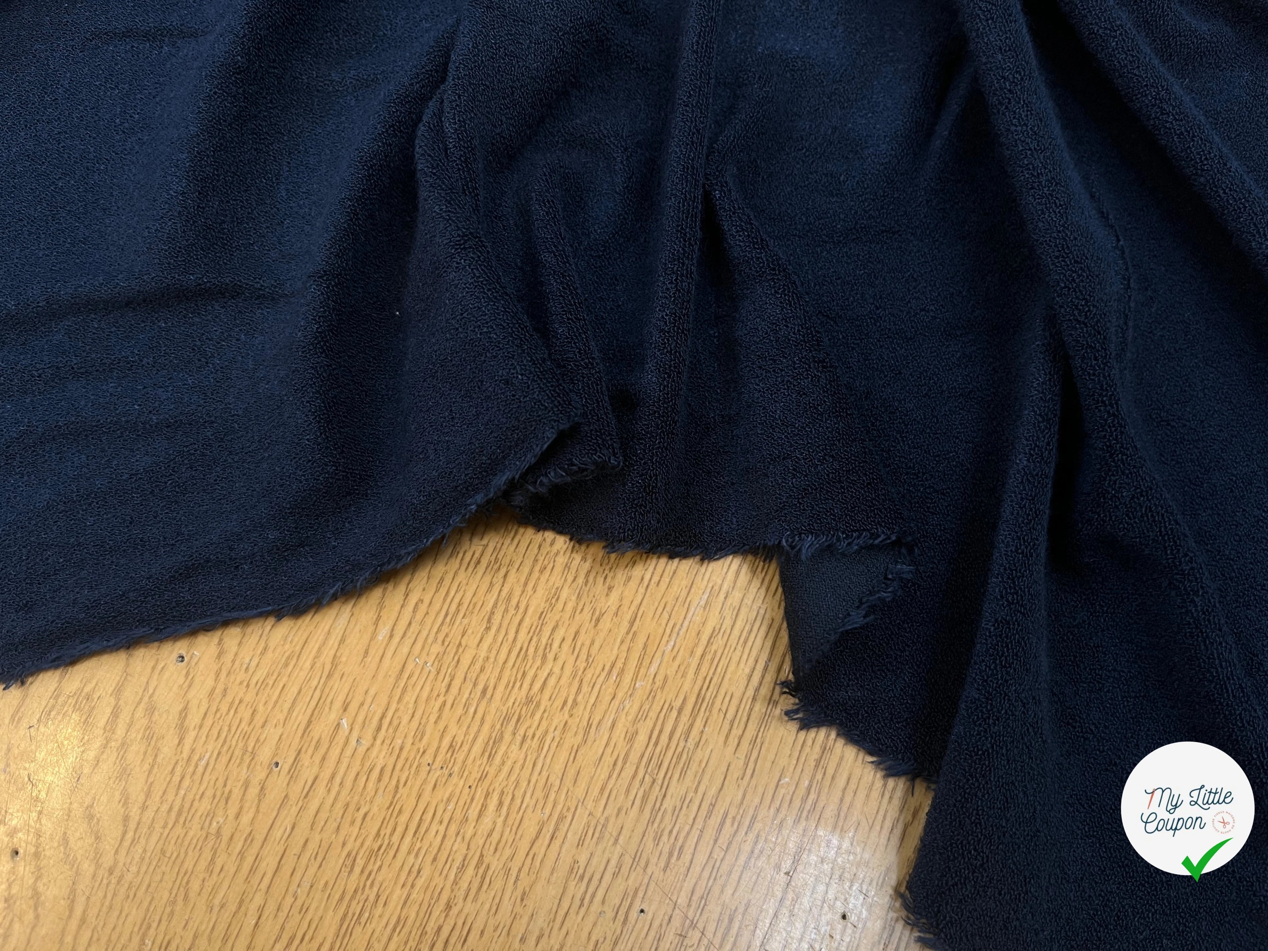 CREPE EPONGE ÉPONGE STRETCH NOISE BLUE - My Little Coupon