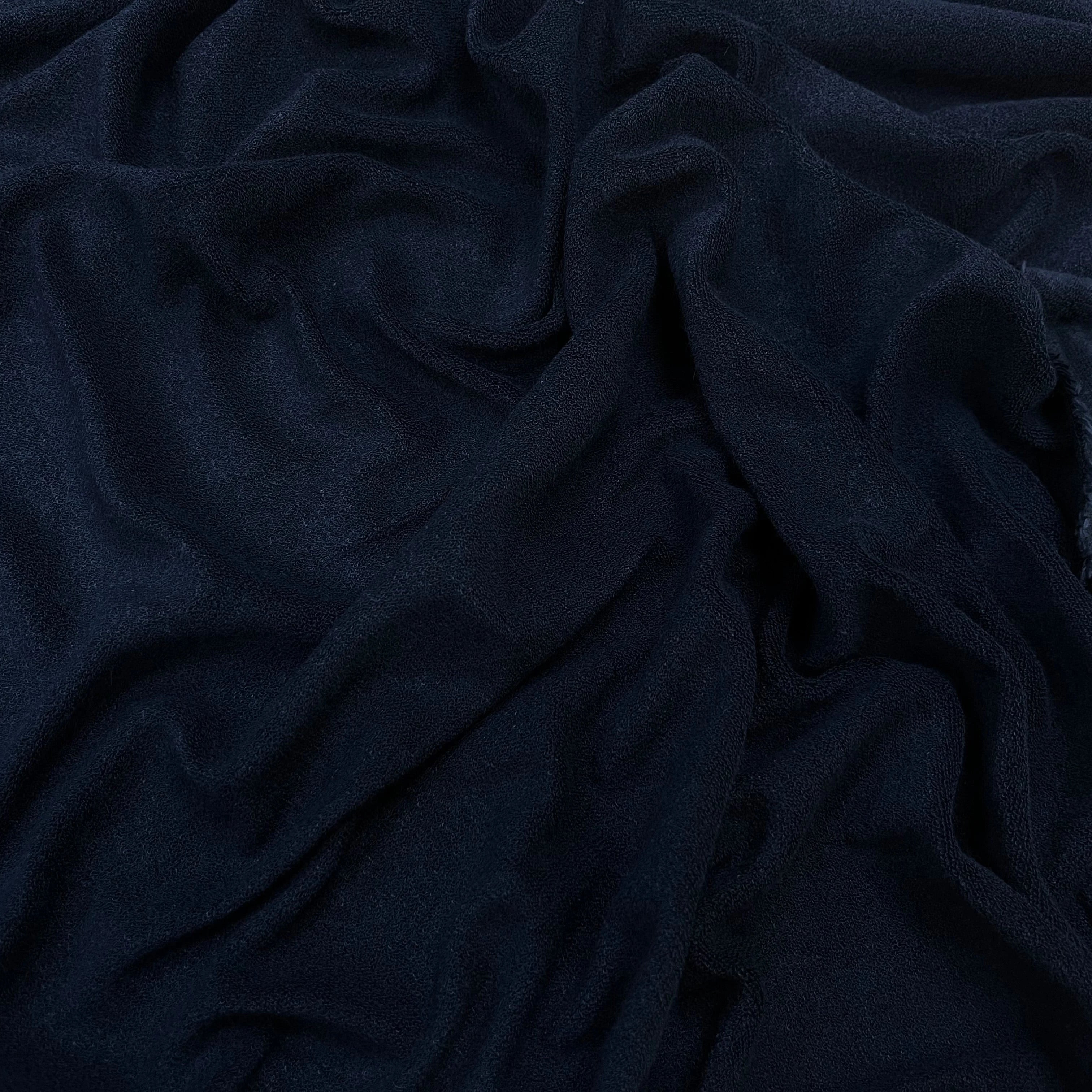 CREPE EPONGE ÉPONGE STRETCH NOISE BLUE - My Little Coupon