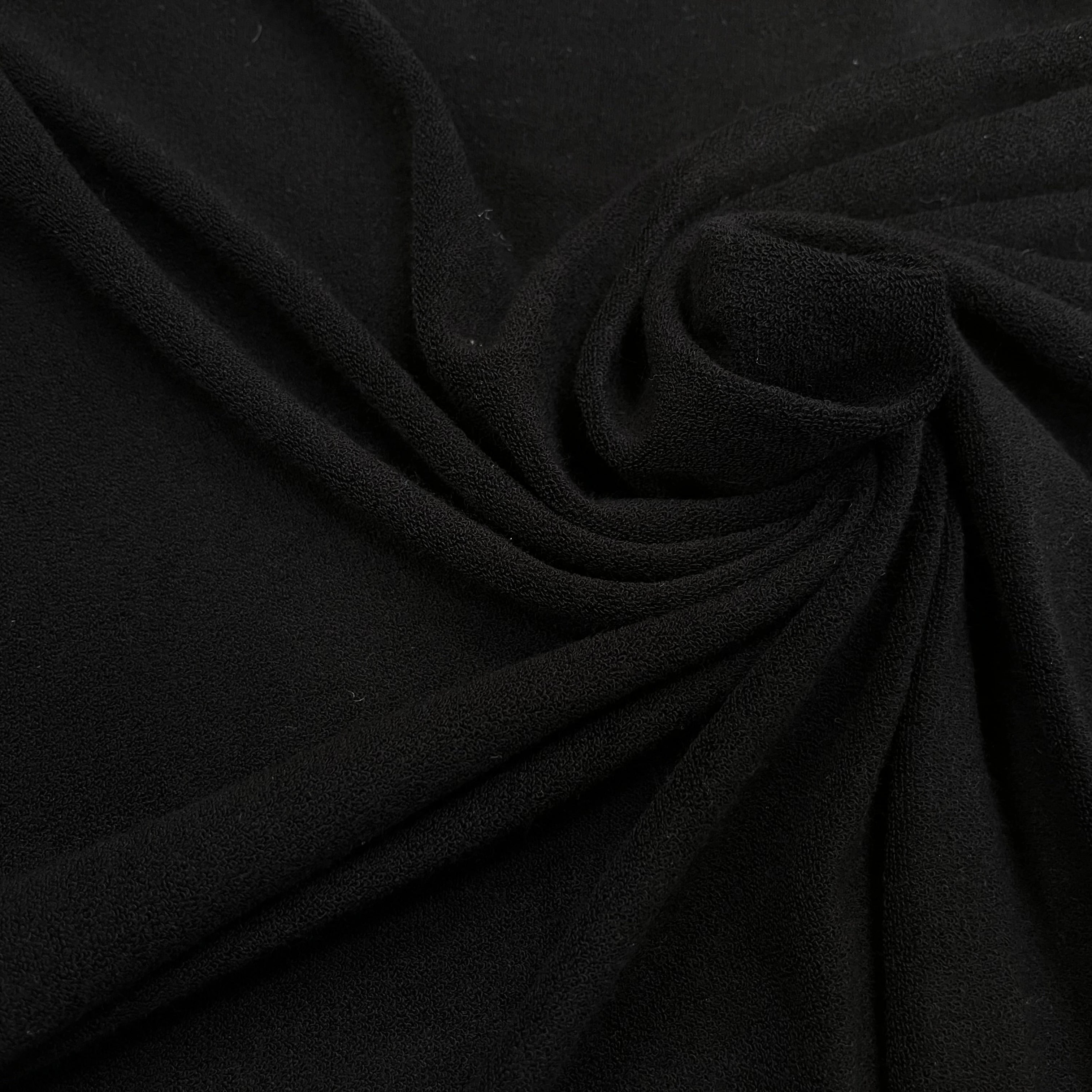 CRÈPE ÉPONGE STRETCH NOIR - My Little Coupon