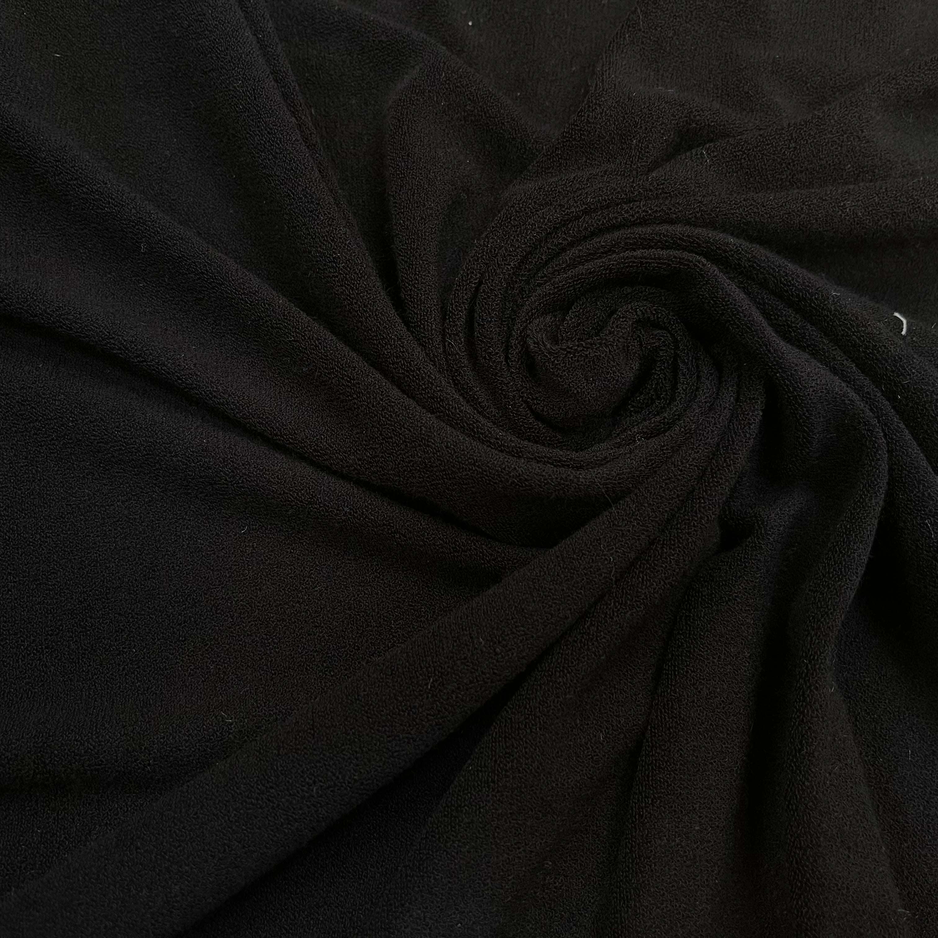 CRÈPE ÉPONGE STRETCH NOIR - My Little Coupon