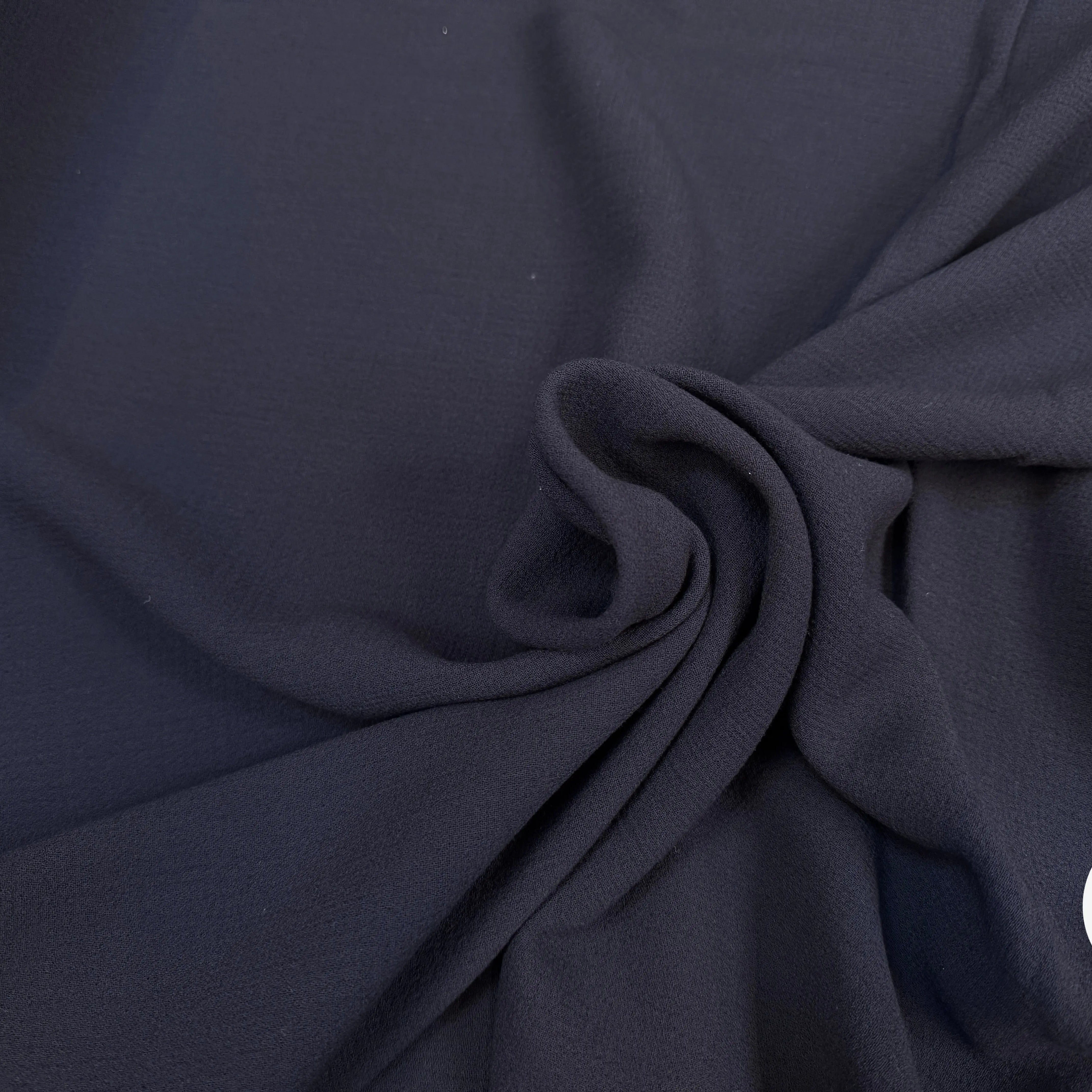 CREPE FABRICA TESSUTI 7980 MARINA LINE BLEU MARINE - My Little Coupon