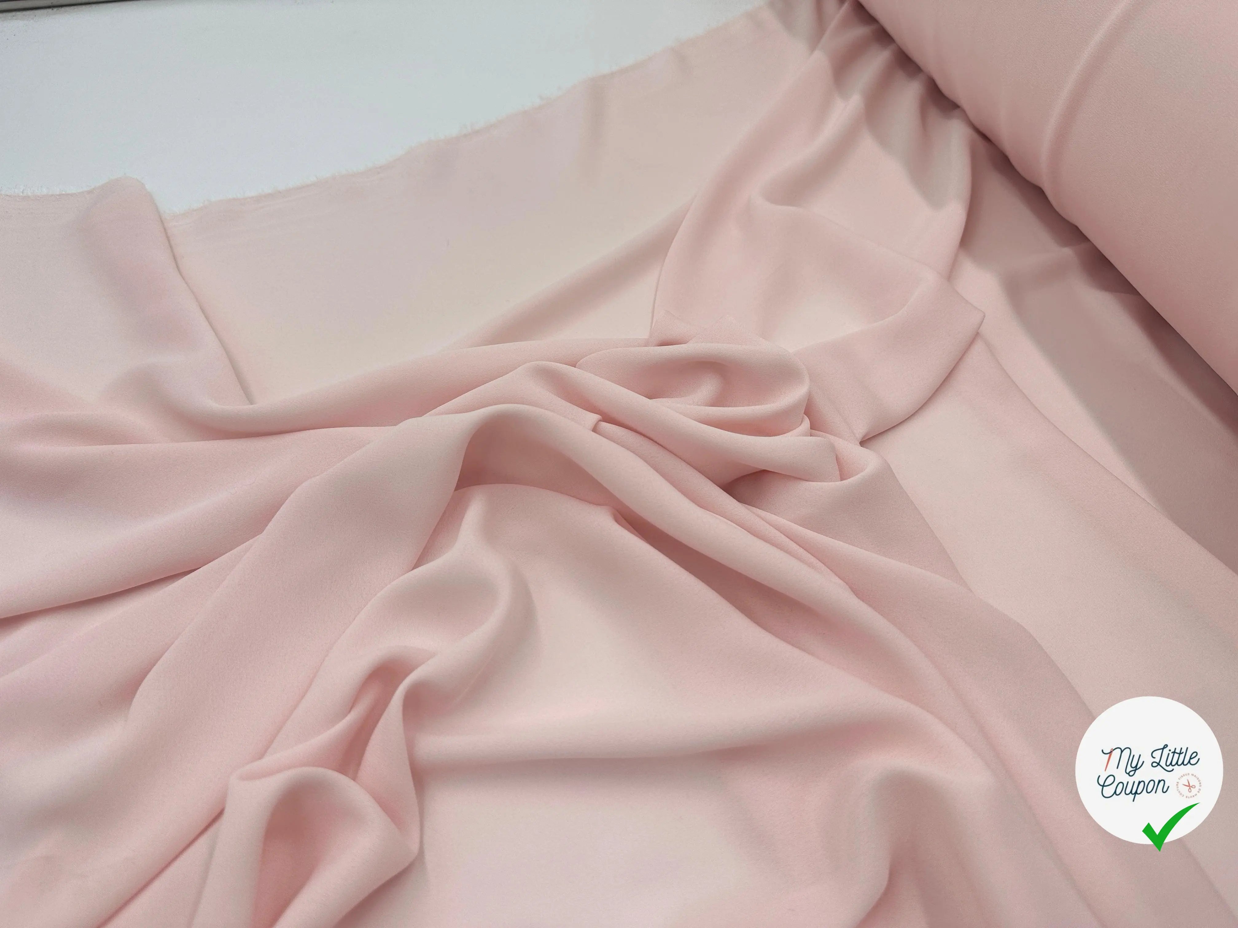 CRĂPE FLUIDE BABYPINK - My Little Coupon - tissu - coudre