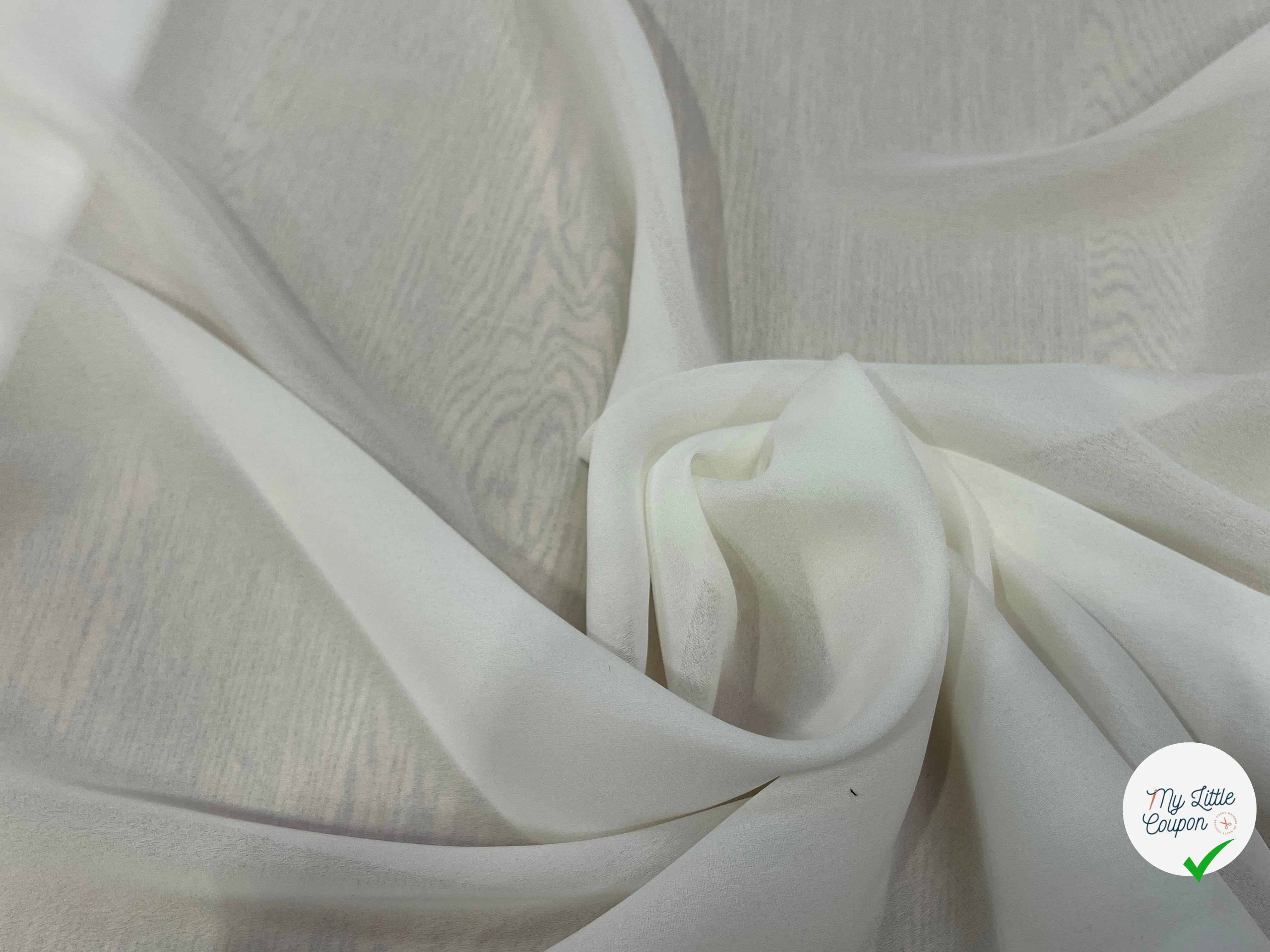 CREPE FLUIDE BLANC 148CM - My Little Coupon