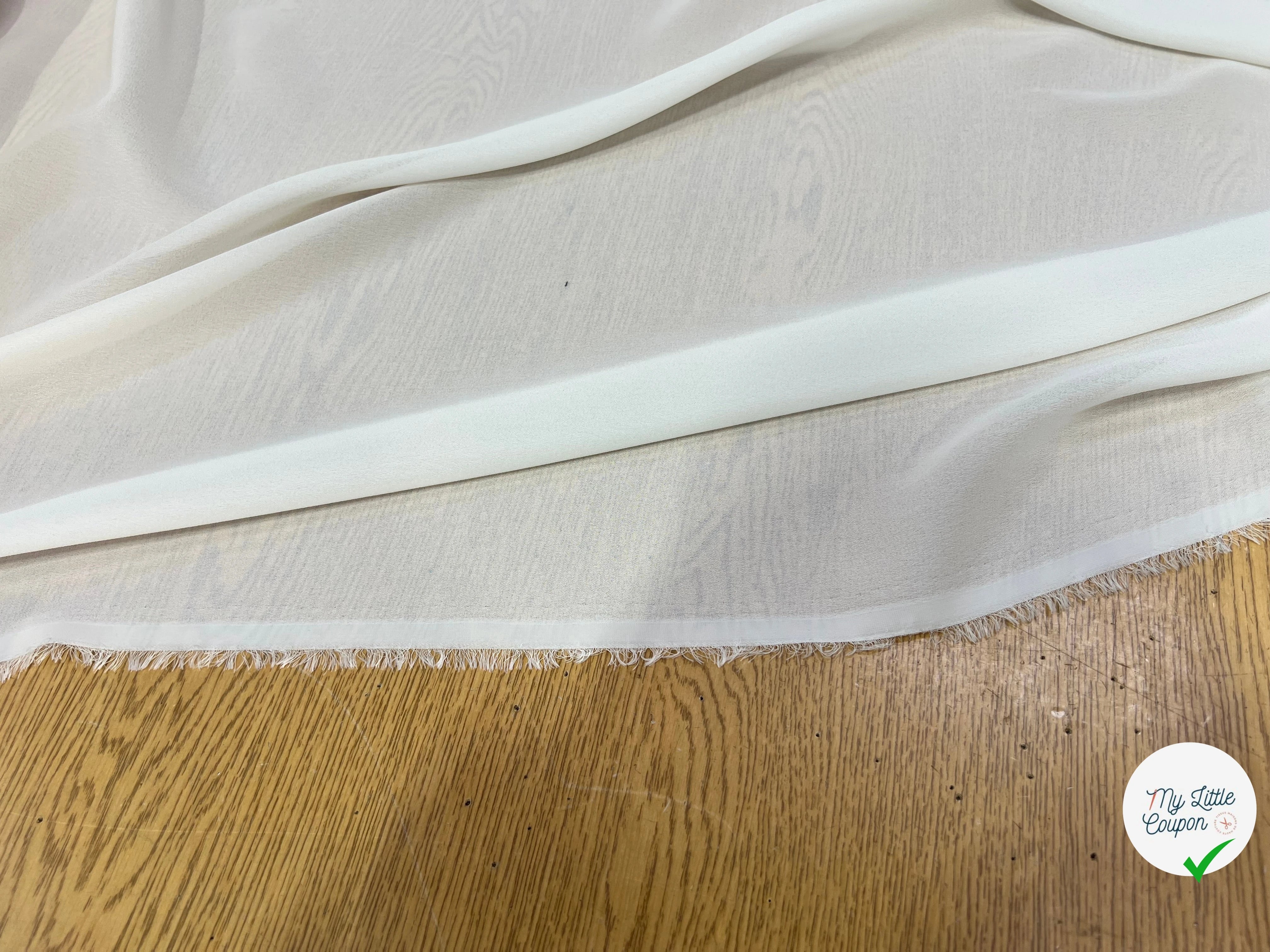 CREPE FLUIDE BLANC 148CM - My Little Coupon