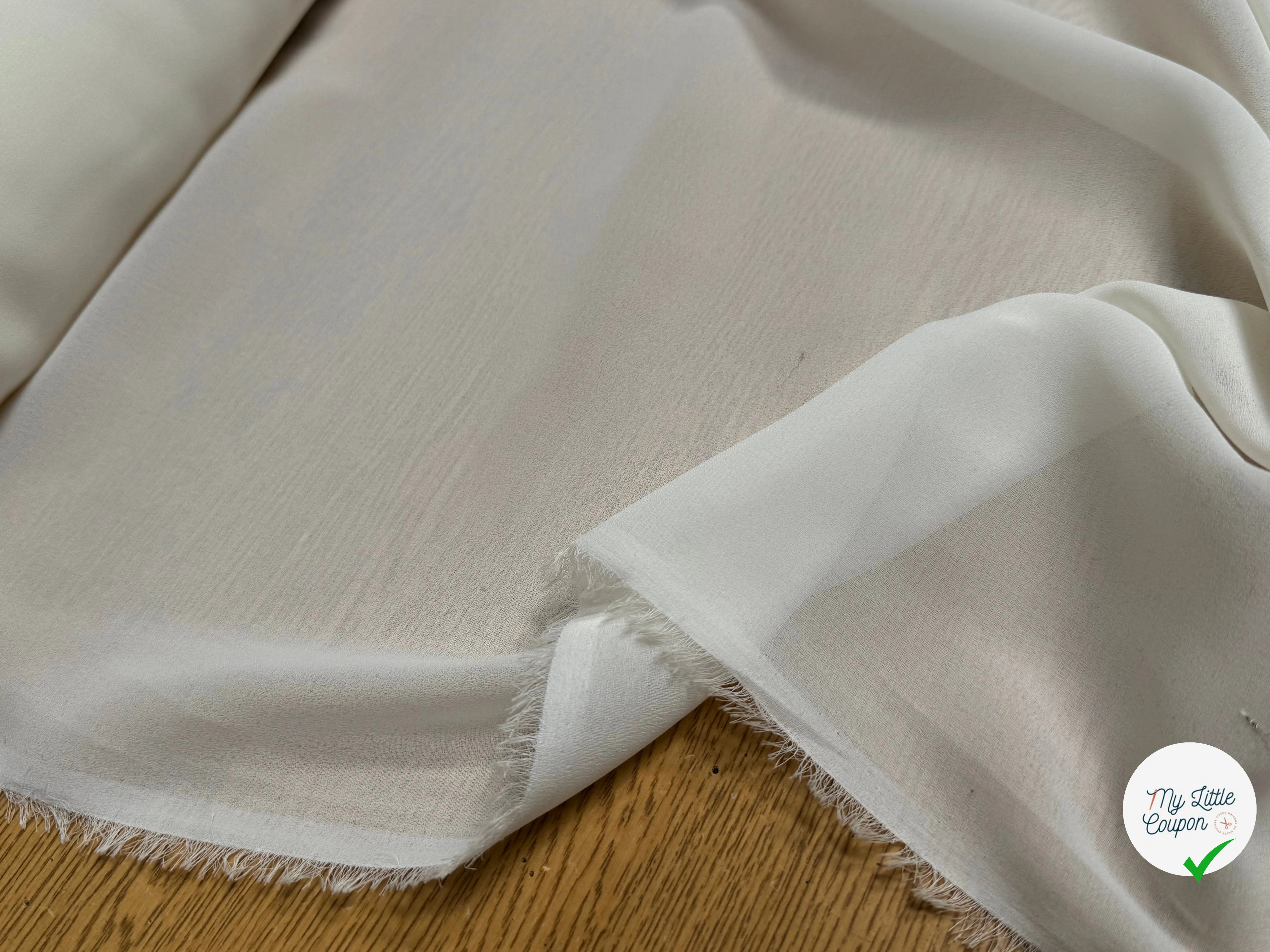 CREPE FLUIDE BLANC CASSÉ CHIC - My Little Coupon