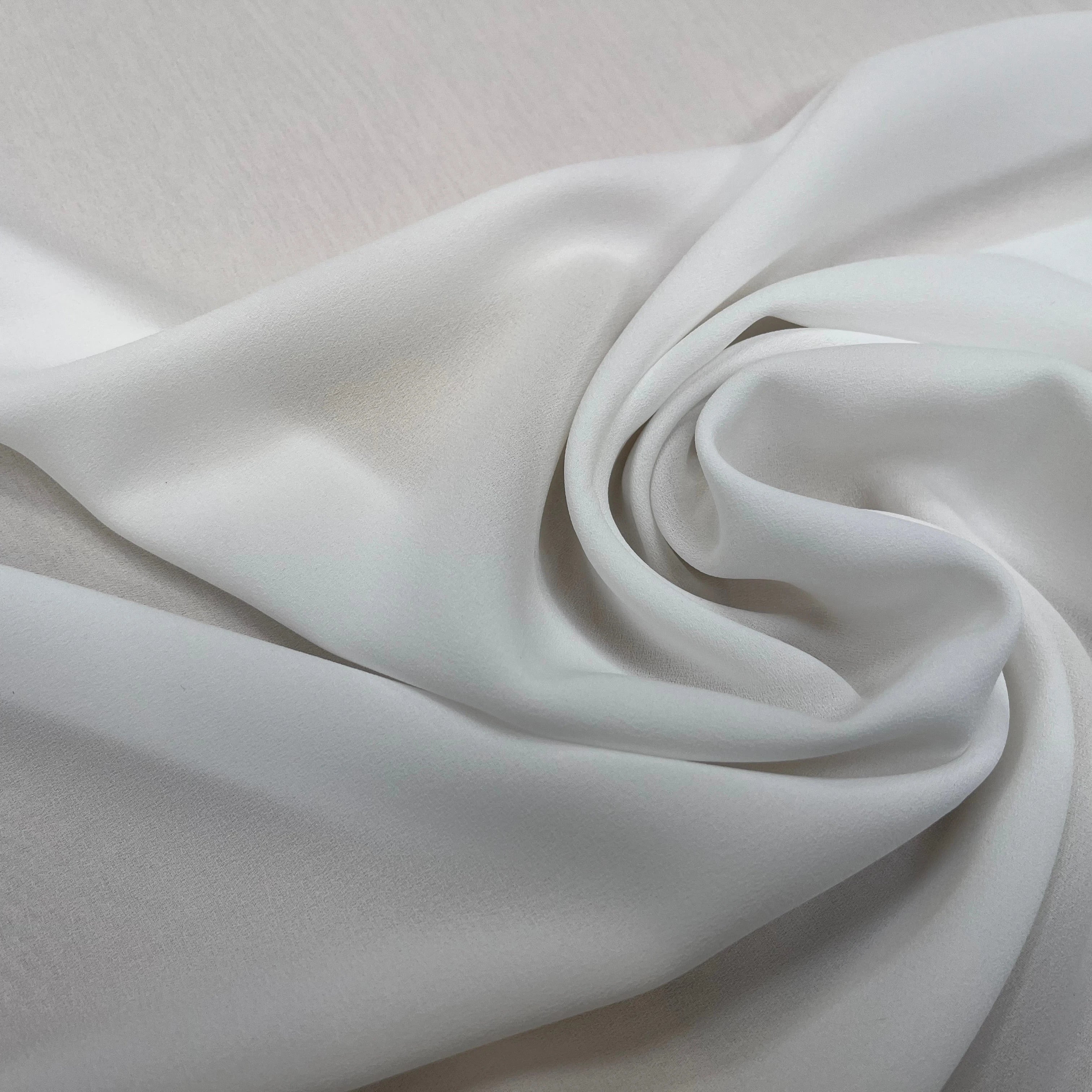 CREPE FLUIDE BLANC POLYESTER 138CM - My Little Coupon