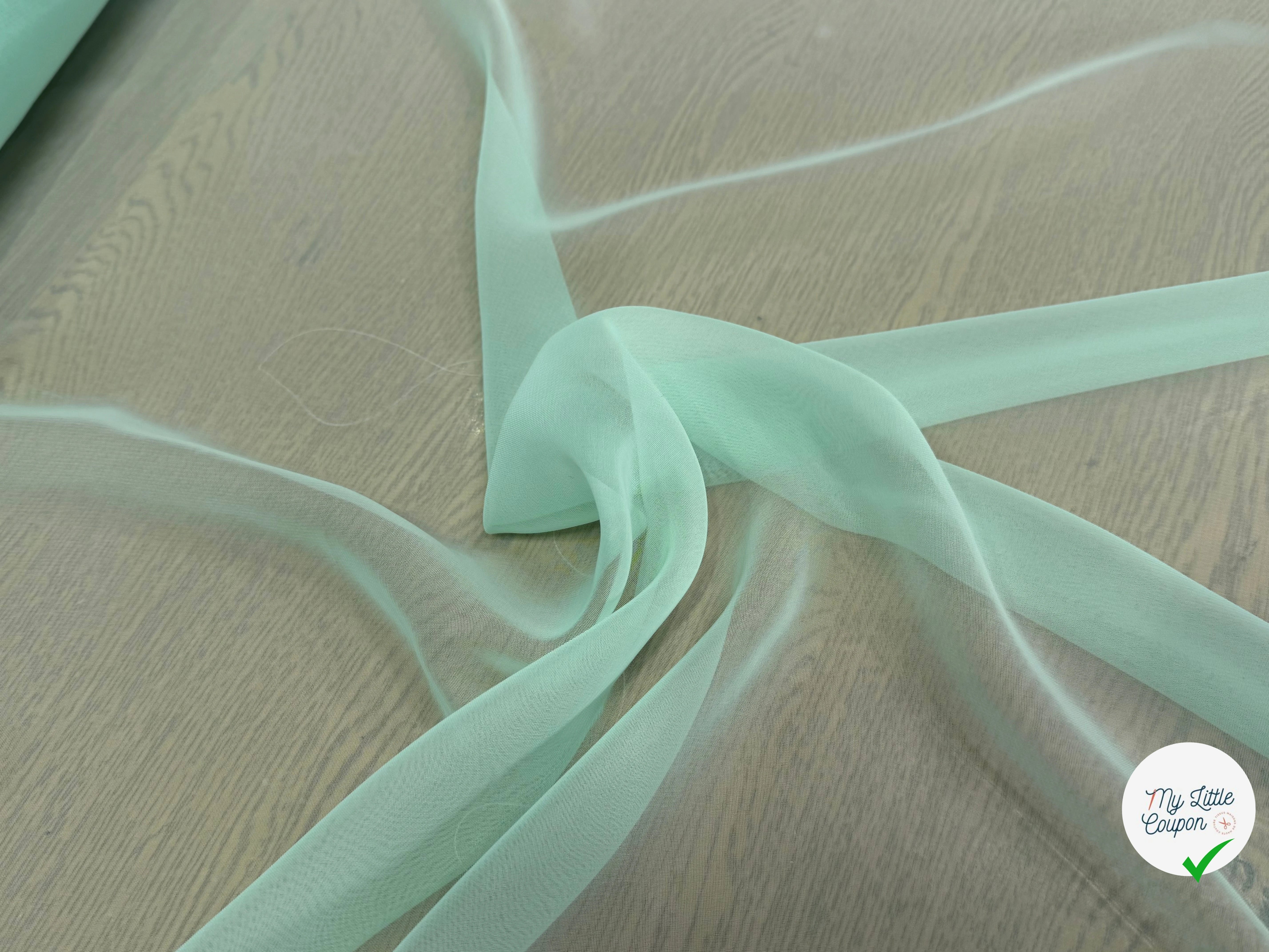 CREPE FLUIDE ET FIN VERT OPALINE - My Little Coupon